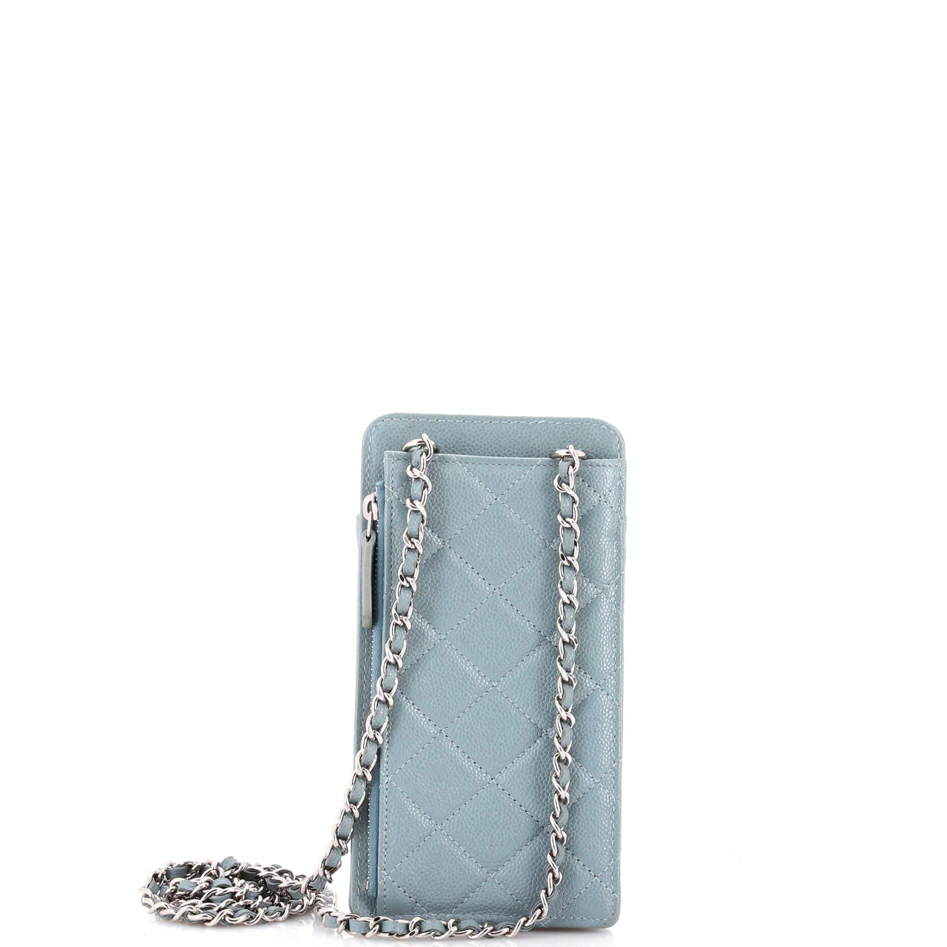 O Phone Holder Crossbody Bag Quilted Caviar - Image 4