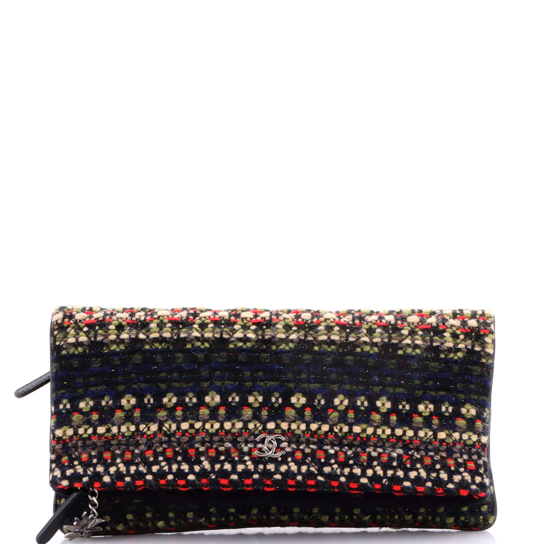Paris-Salzburg Edelweiss Clutch Quilted Tweed