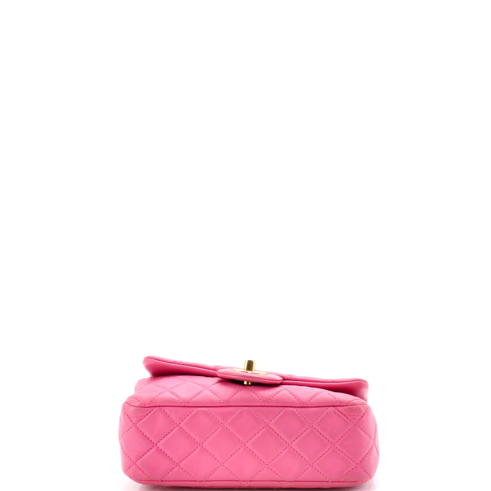 Pearl Crush Flap Bag Quilted Lambskin Mini - Image 4