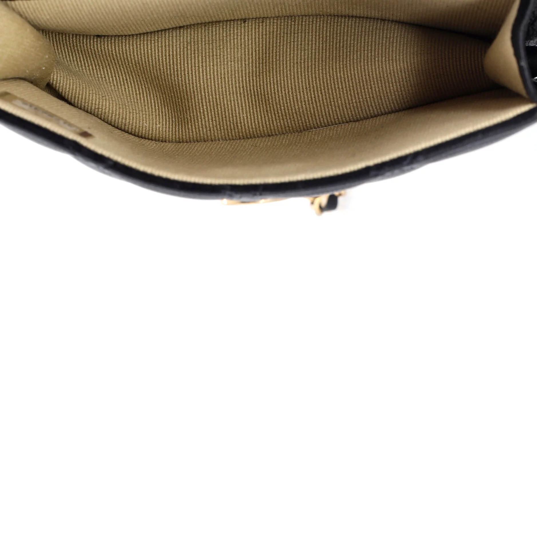 Pearl Crush Flap Clutch with Chain Quilted Lambskin Mini - Image 5