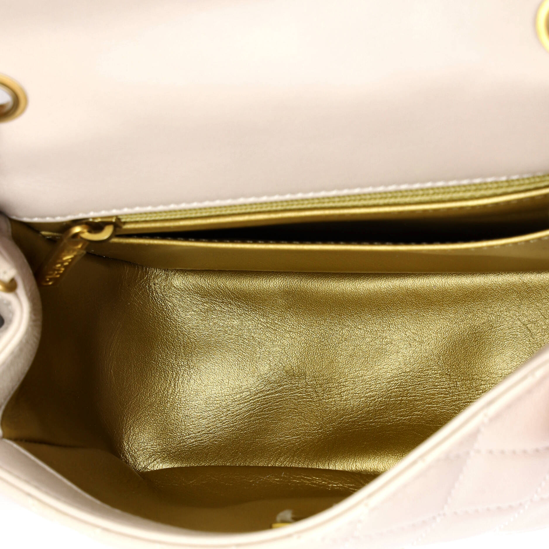 Pearl Crush Square Flap Bag Quilted Lambskin Mini - Image 5
