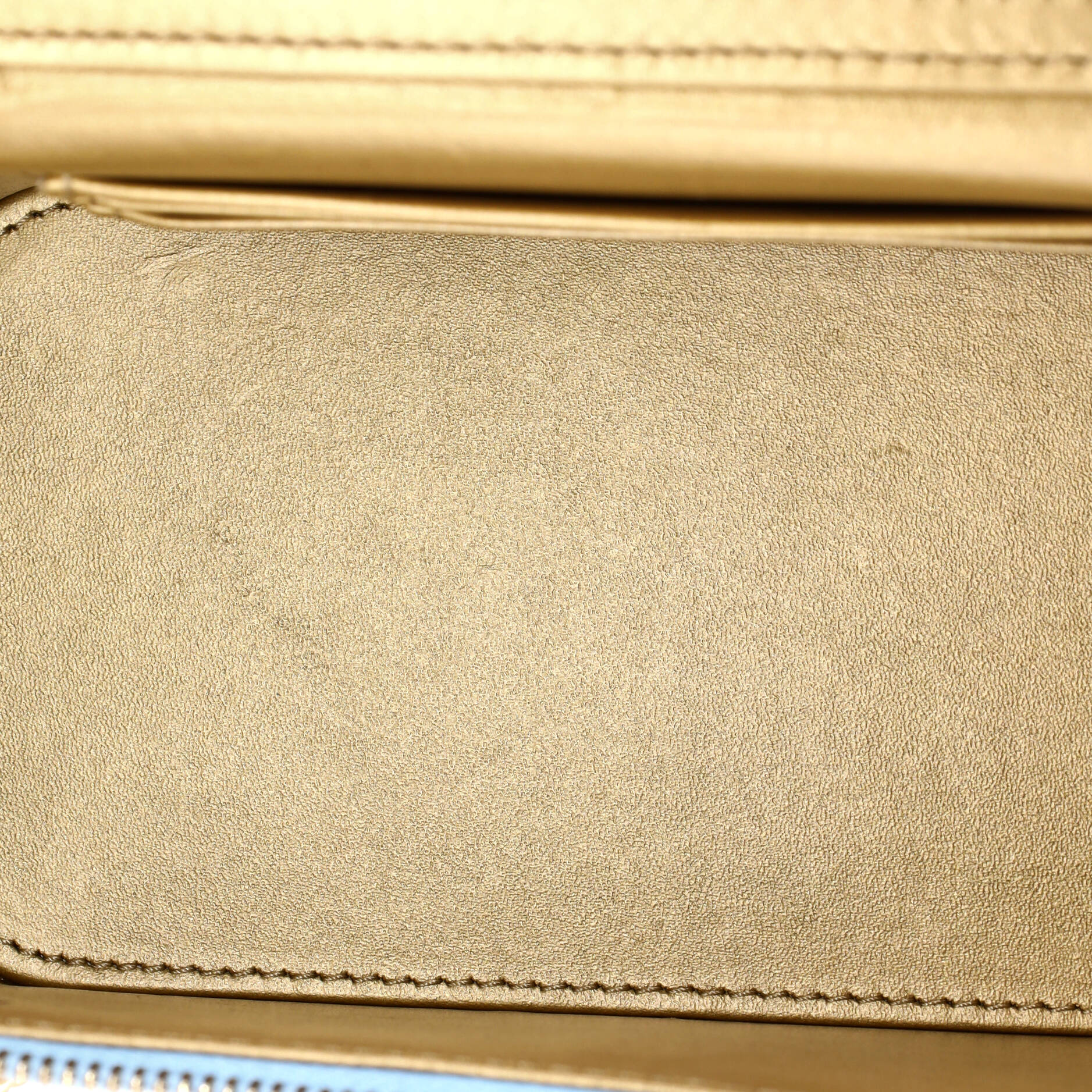 Pearl Crush Vanity Case with Chain Quilted Lambskin Small - Image 5