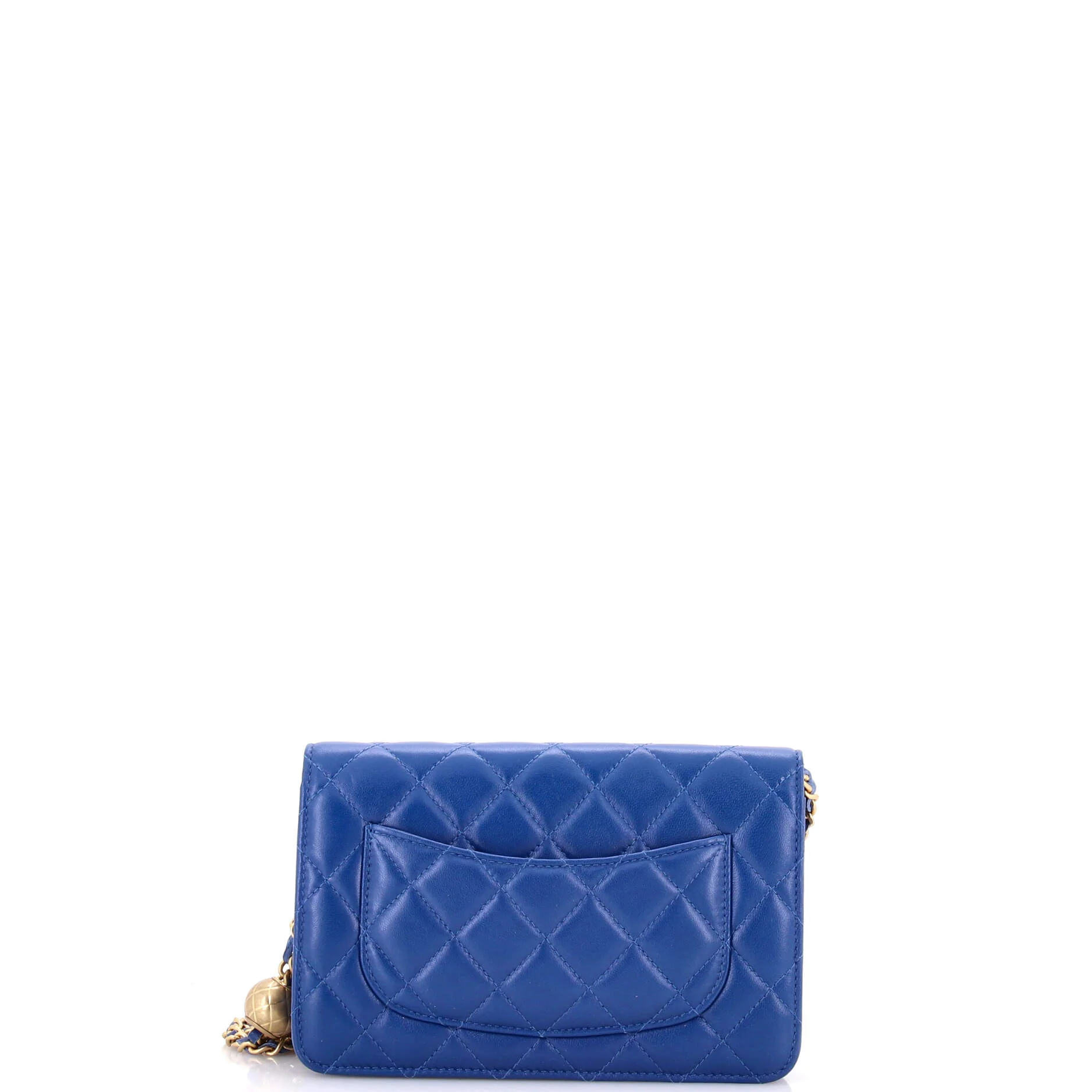 Pearl Crush Wallet on Chain Quilted Lambskin - Image 4