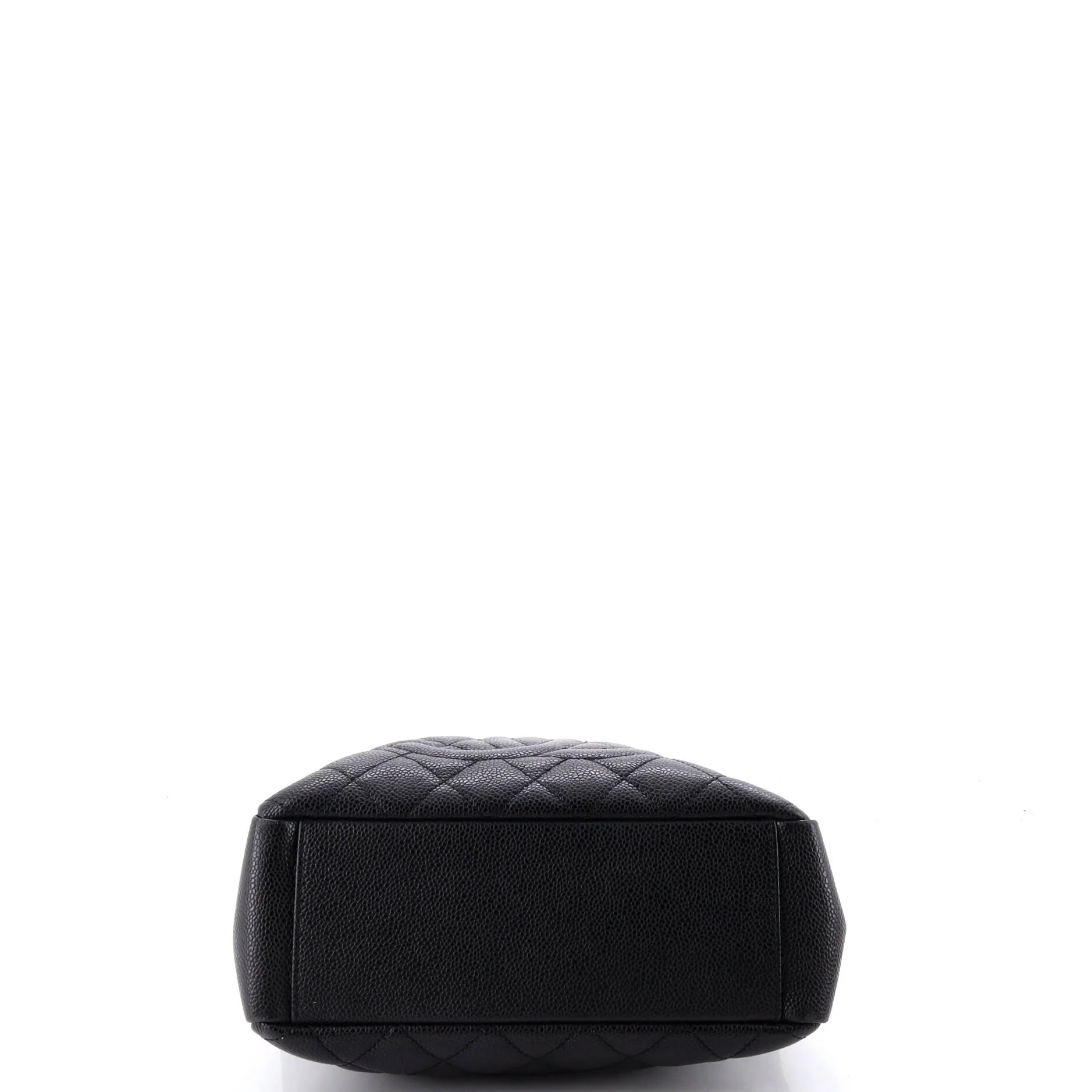 Petite Shopping Tote Quilted Caviar - Image 5