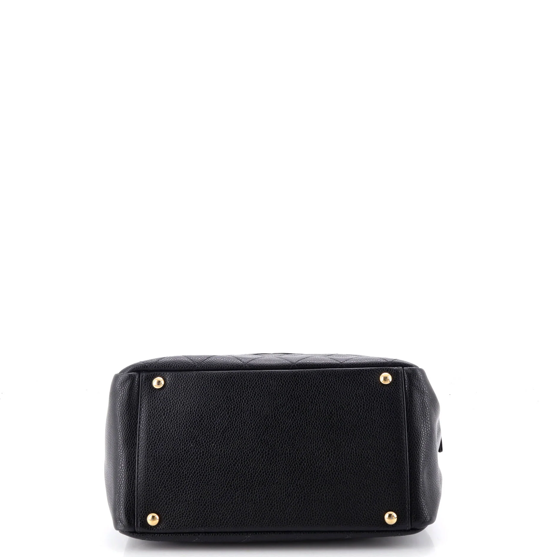 Petite Timeless Tote Quilted Caviar - Image 5