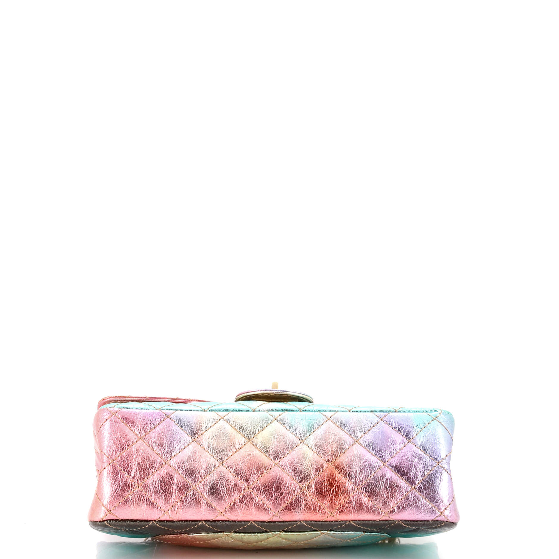 Rainbow Reissue 2.55 Flap Bag Quilted Multicolor Metallic Goatskin 225 - Image 5
