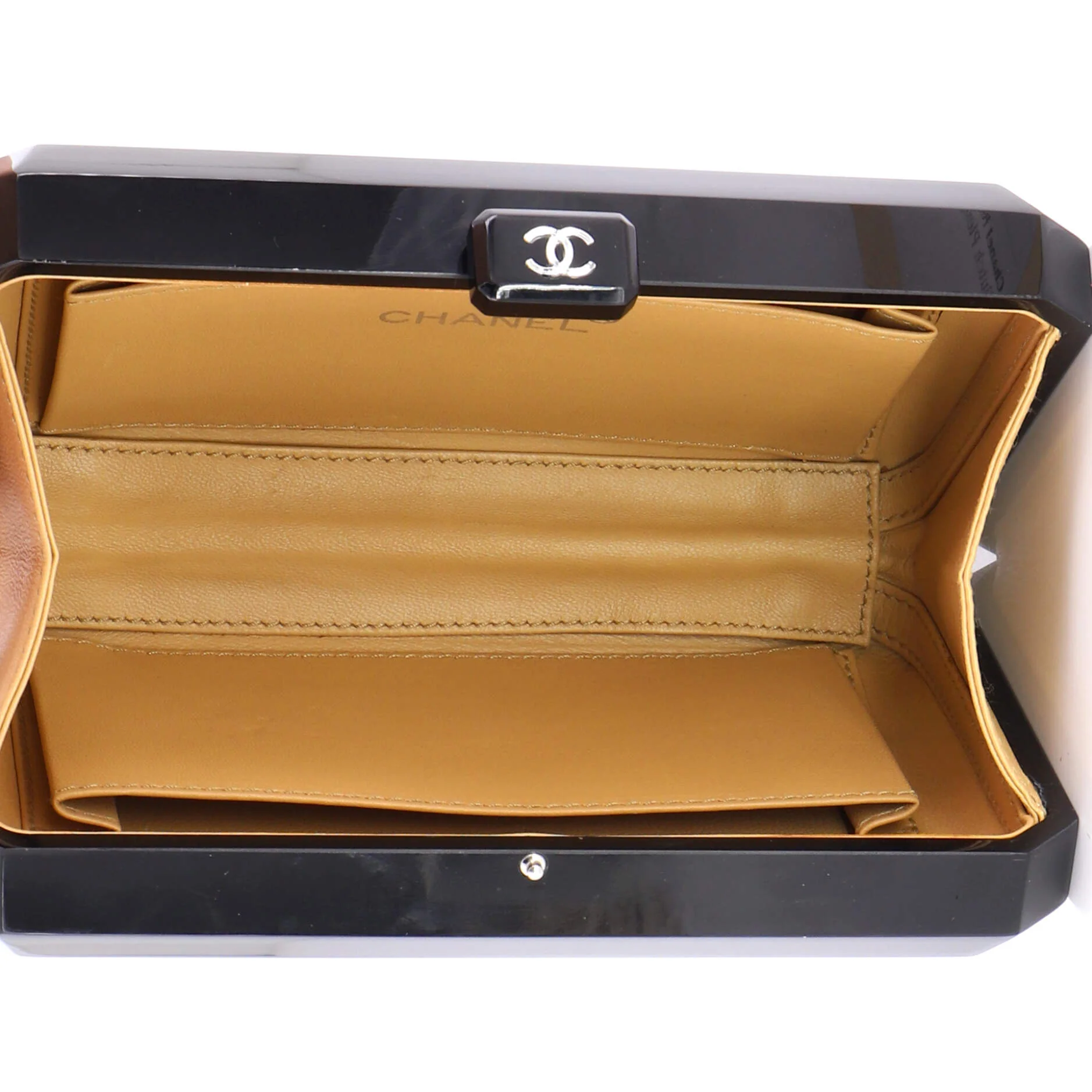 Rectangular CC Minaudiere Clutch Plexiglass - Image 5