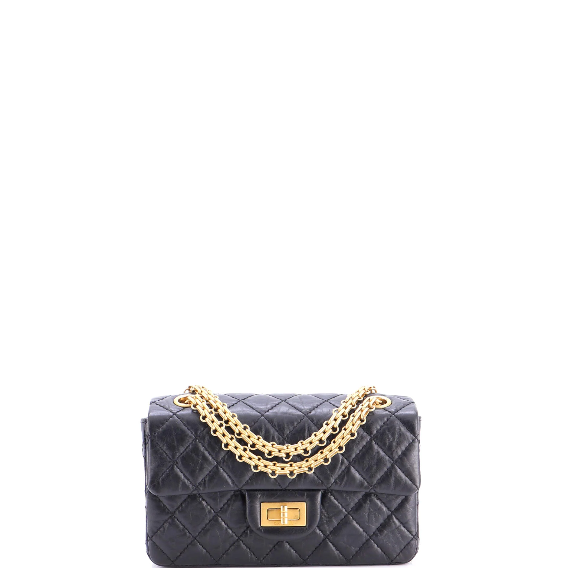 Reissue 2.55 Flap Bag Quilted Aged Calfskin 224