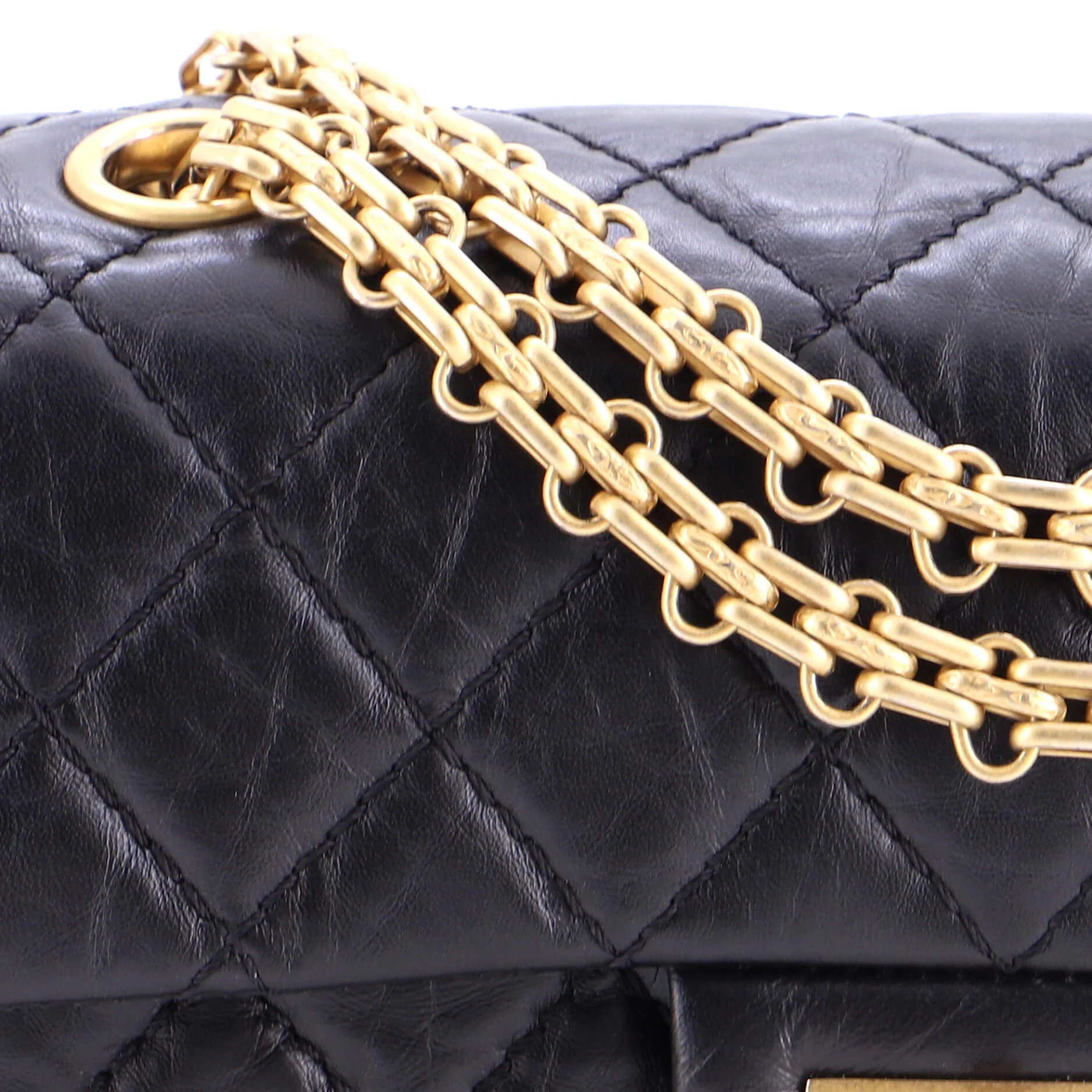 Reissue 2.55 Flap Bag Quilted Aged Calfskin 224 - Image 7