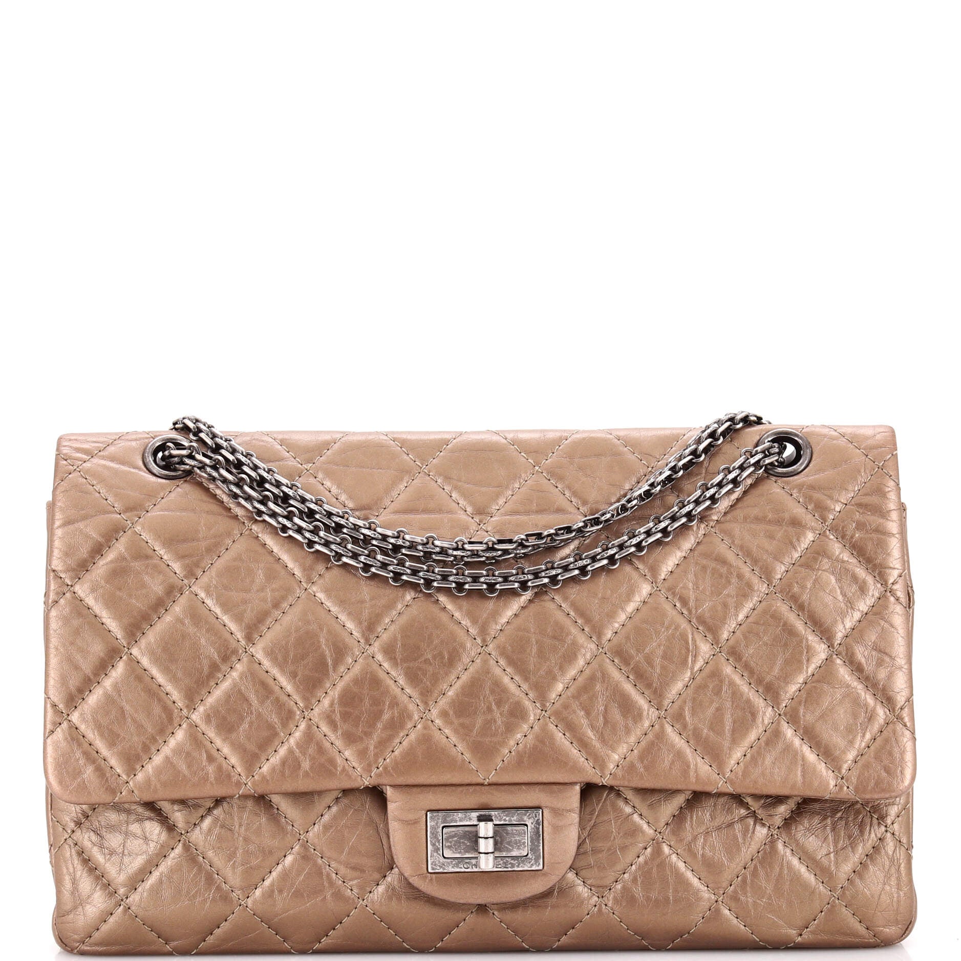 Reissue 2.55 Flap Bag Quilted Aged Calfskin 227