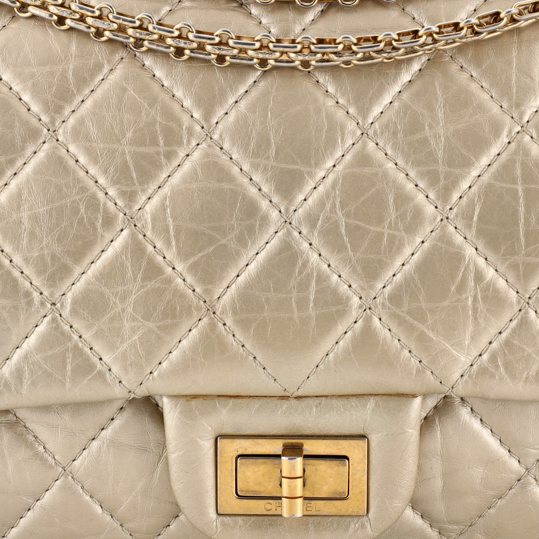 Reissue 2.55 Flap Bag Quilted Aged Calfskin 227 - Image 7
