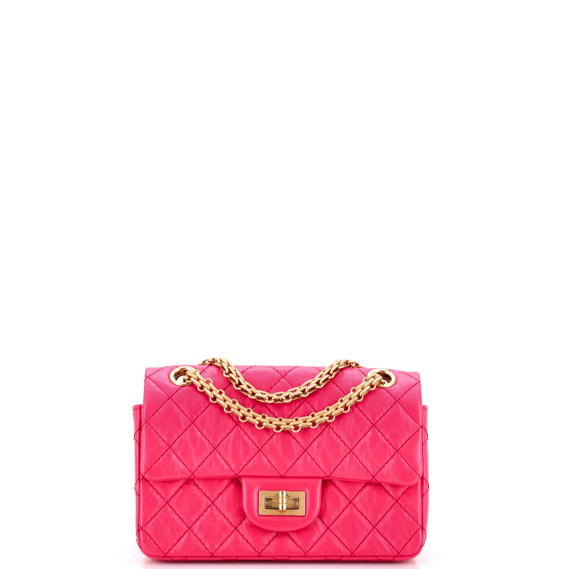 Reissue 2.55 Flap Bag Quilted Aged Calfskin Mini