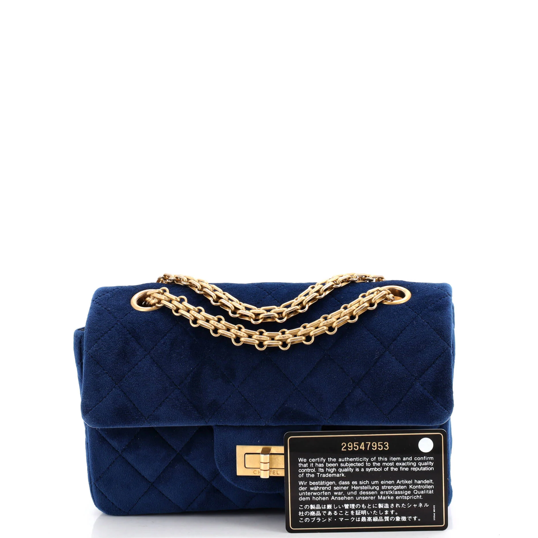 Reissue 2.55 Flap Bag Quilted Velvet Mini - Image 2