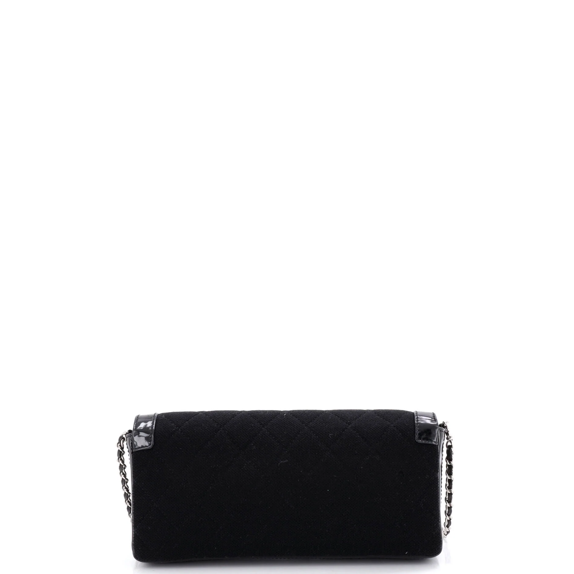 Reissue Flap Bag Quilted Jersey with Patent East West - Image 3