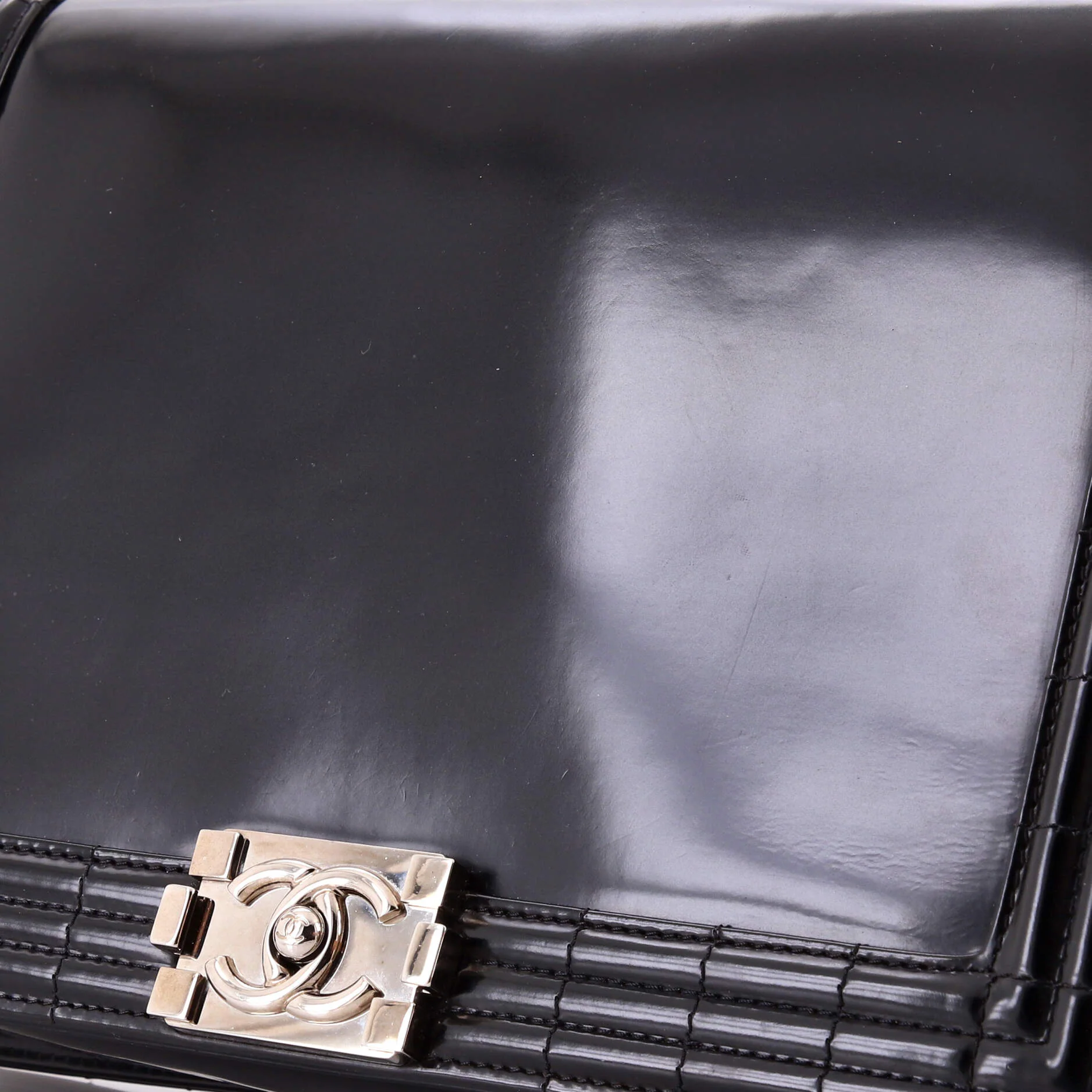 Reverso Boy Flap Bag Glazed Calfskin New Medium - Image 6