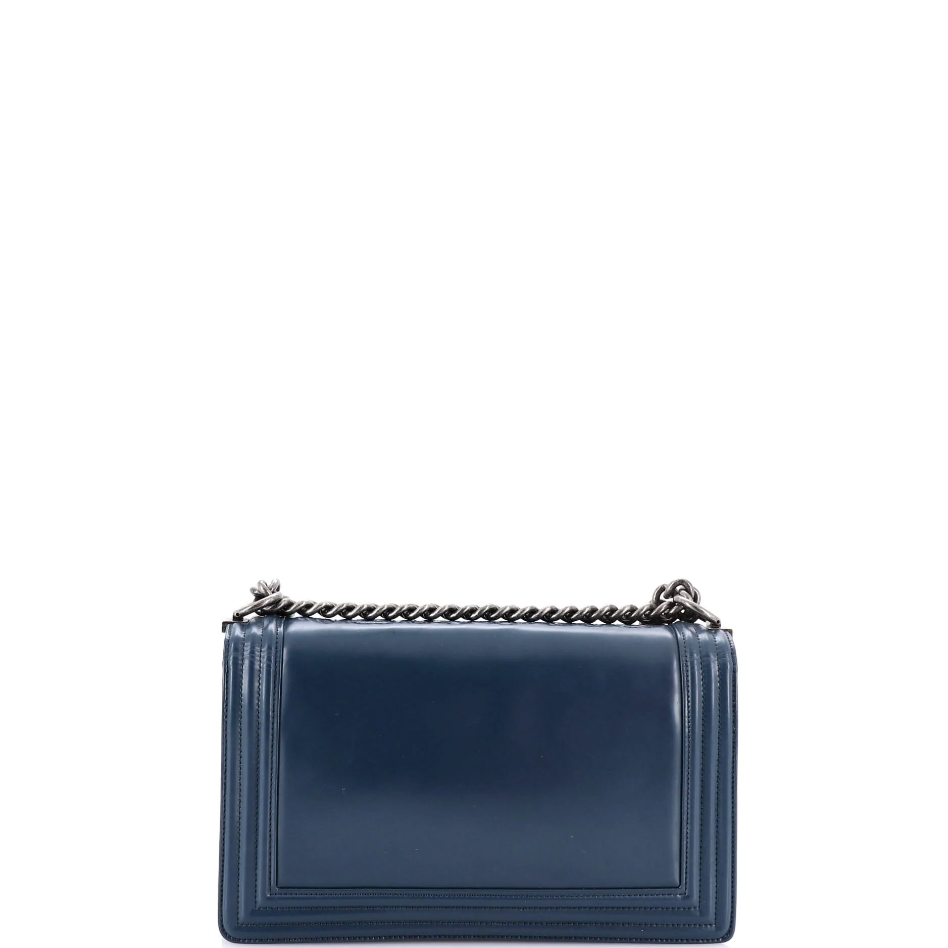 Reverso Boy Flap Bag Glazed Calfskin Old Medium - Image 3