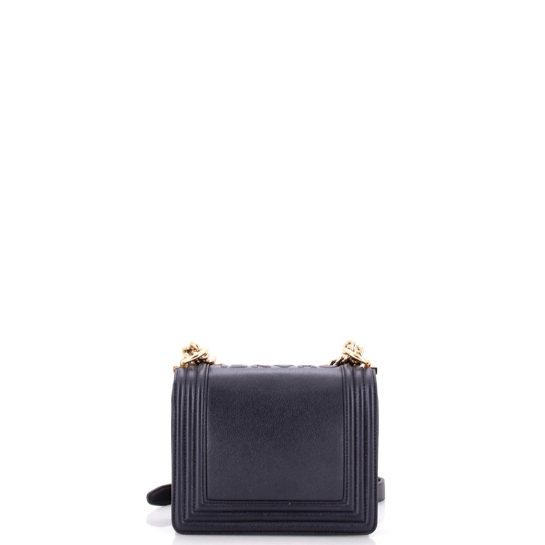 Reverso Square Boy Flap Bag Caviar Small - Image 3
