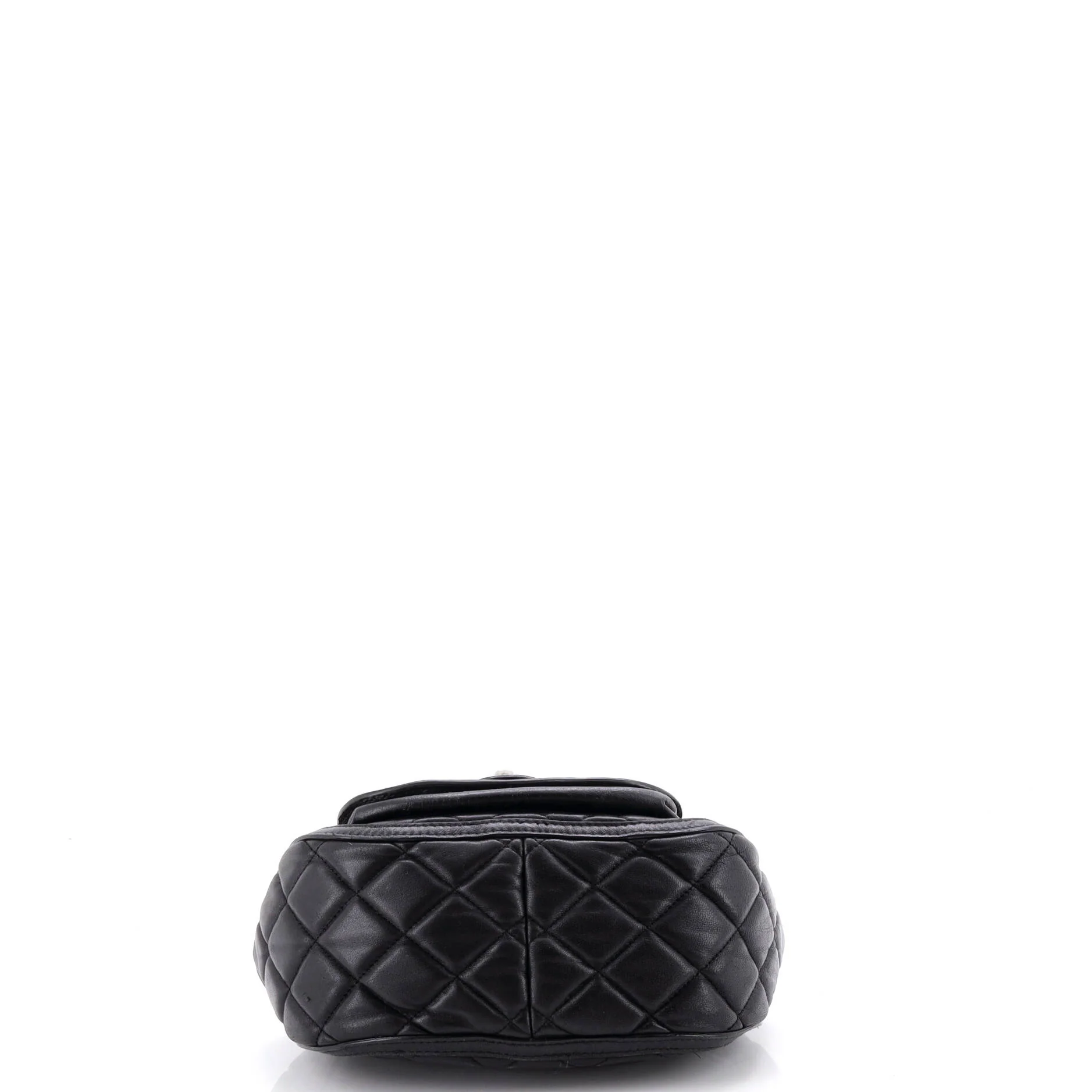 Saddle Bag Quilted Calfskin Small - Image 4