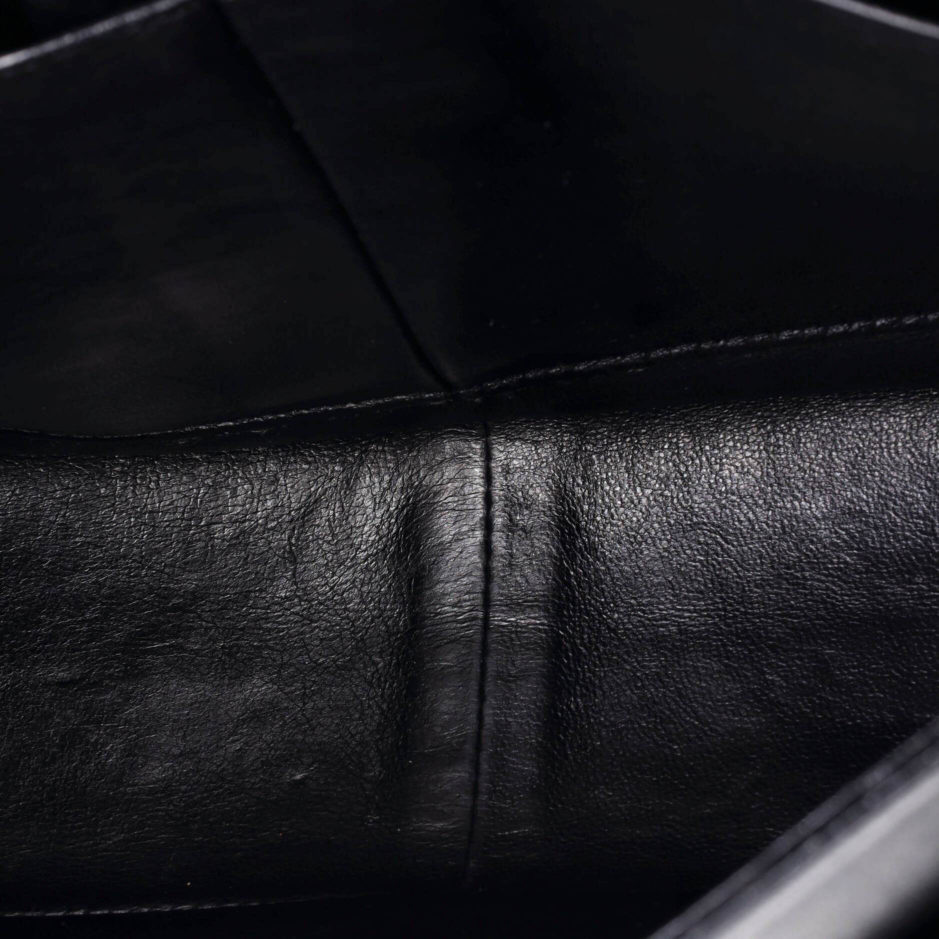 So Black Classic Double Flap Bag Quilted Lambskin Jumbo - Image 5