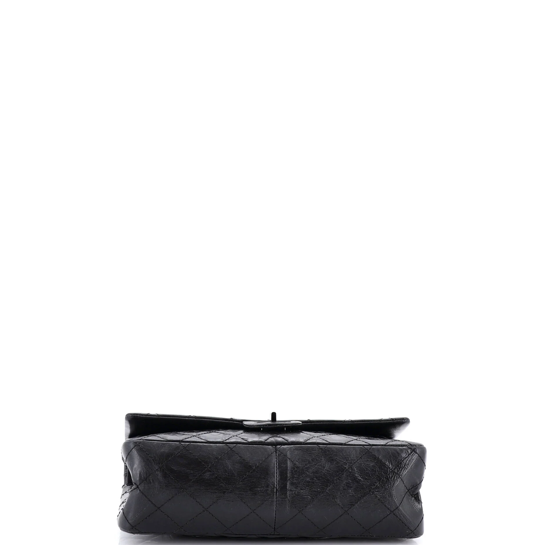 So Black Reissue 2.55 Flap Bag Quilted Aged Calfskin 226 - Image 4