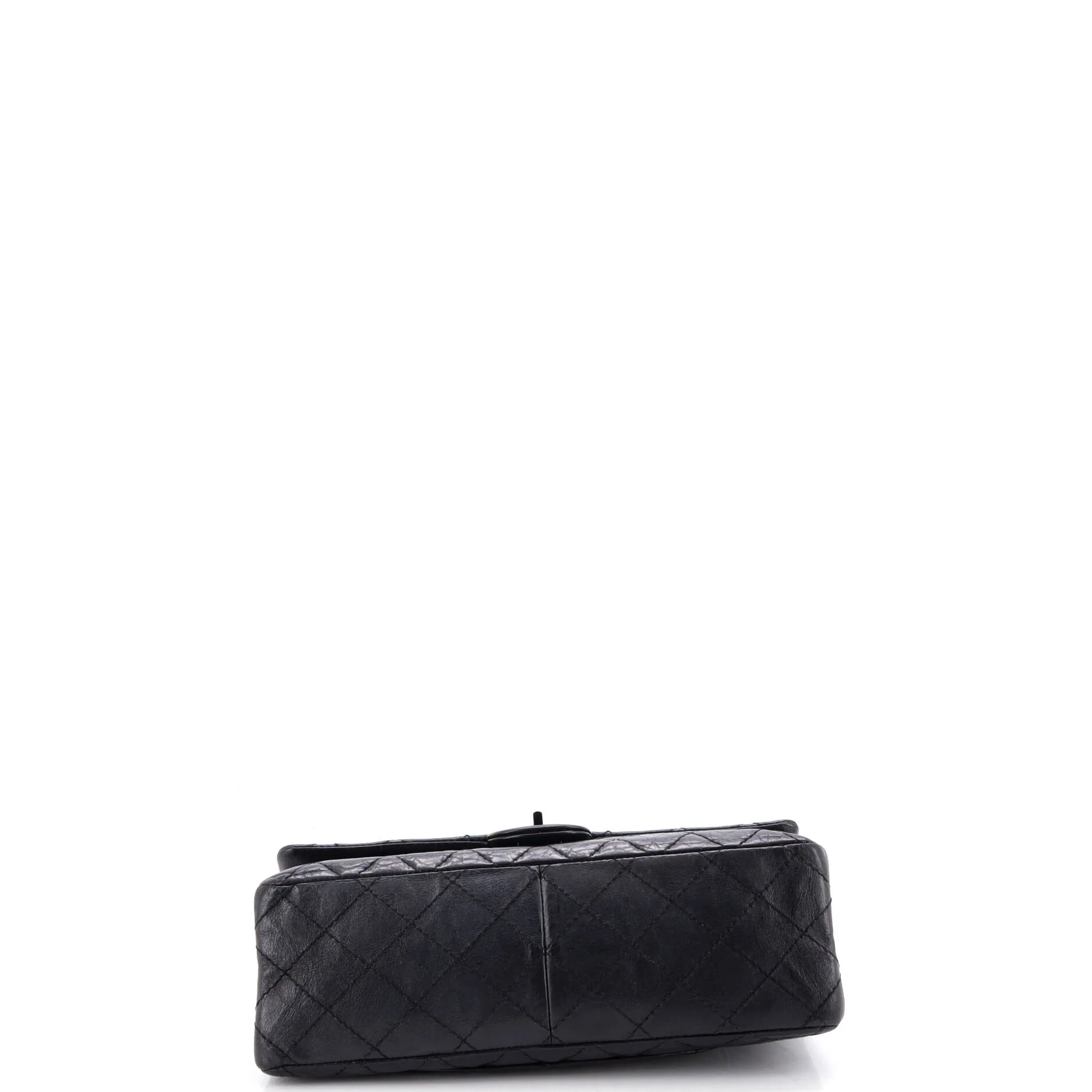 So Black Reissue 2.55 Flap Bag Quilted Aged Calfskin 226 - Image 4