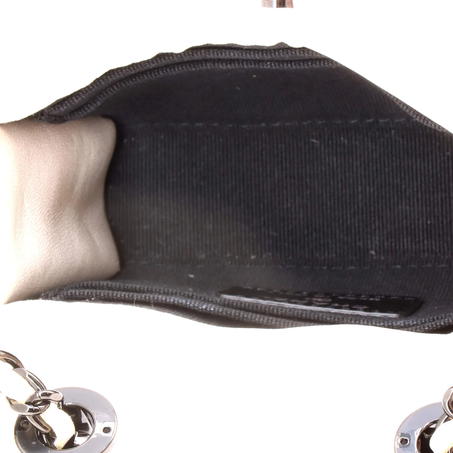 So Black Trendy CC Clutch with Chain Quilted Lambskin Small - Image 10