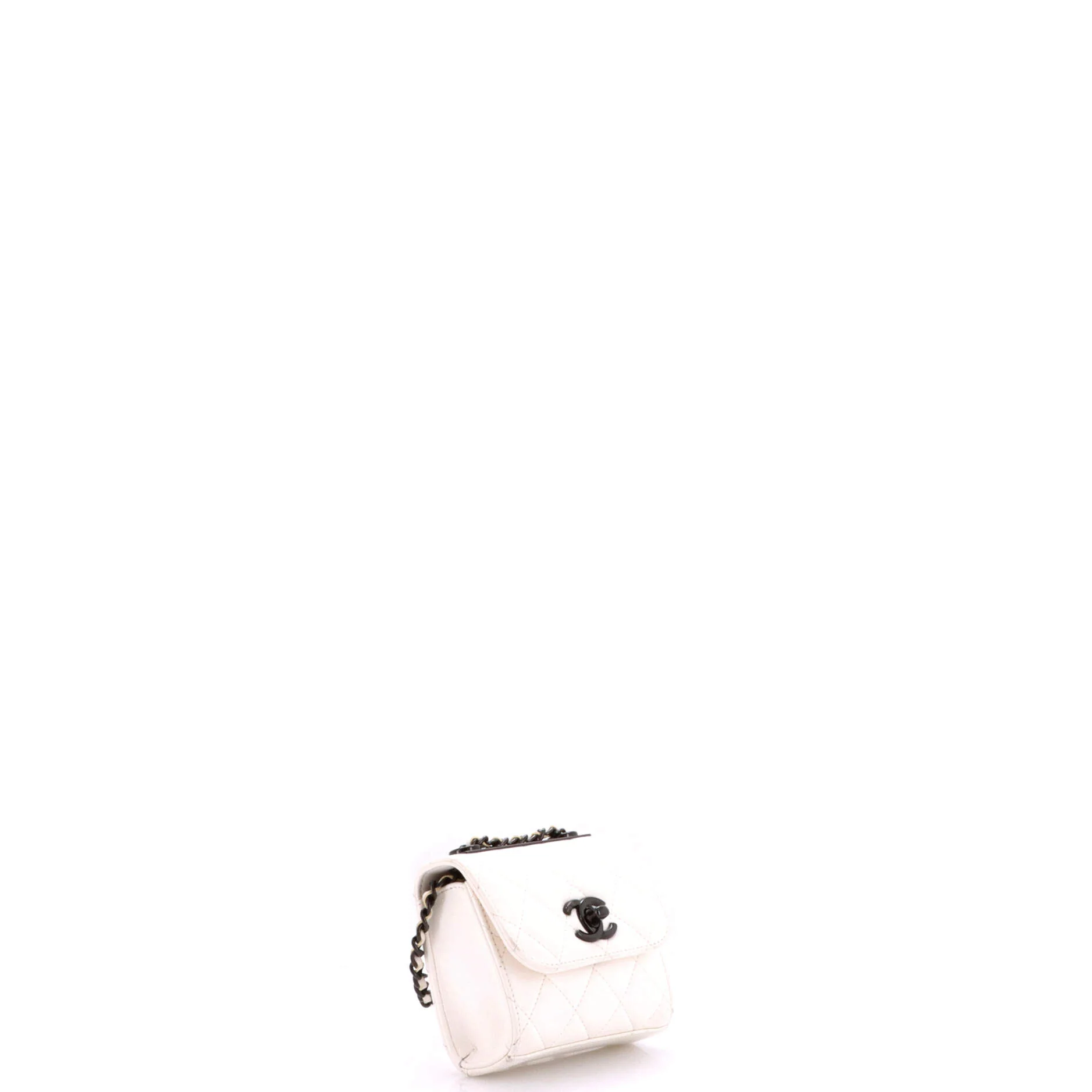 So Black Trendy CC Clutch with Chain Quilted Lambskin Small - Image 4