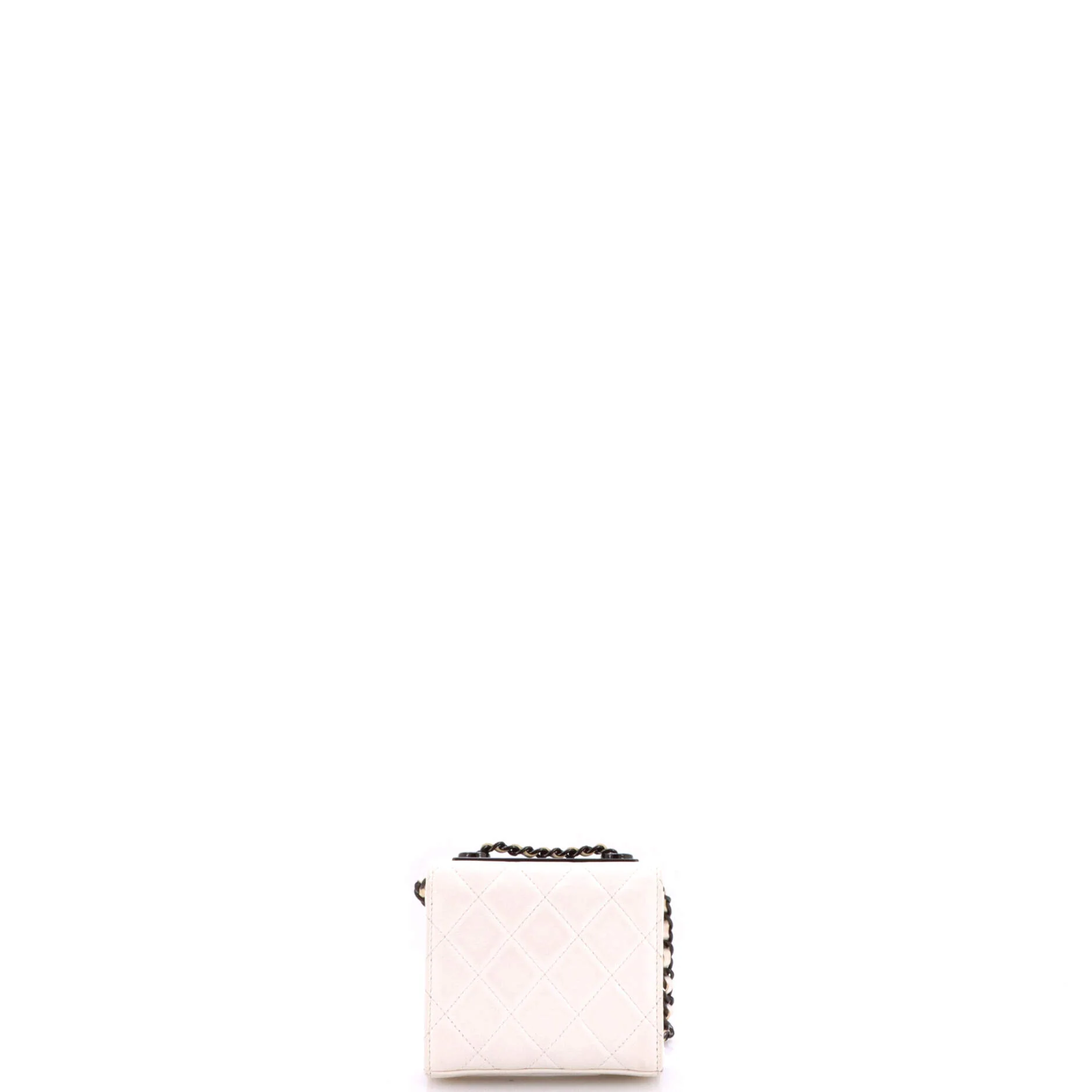 So Black Trendy CC Clutch with Chain Quilted Lambskin Small - Image 6