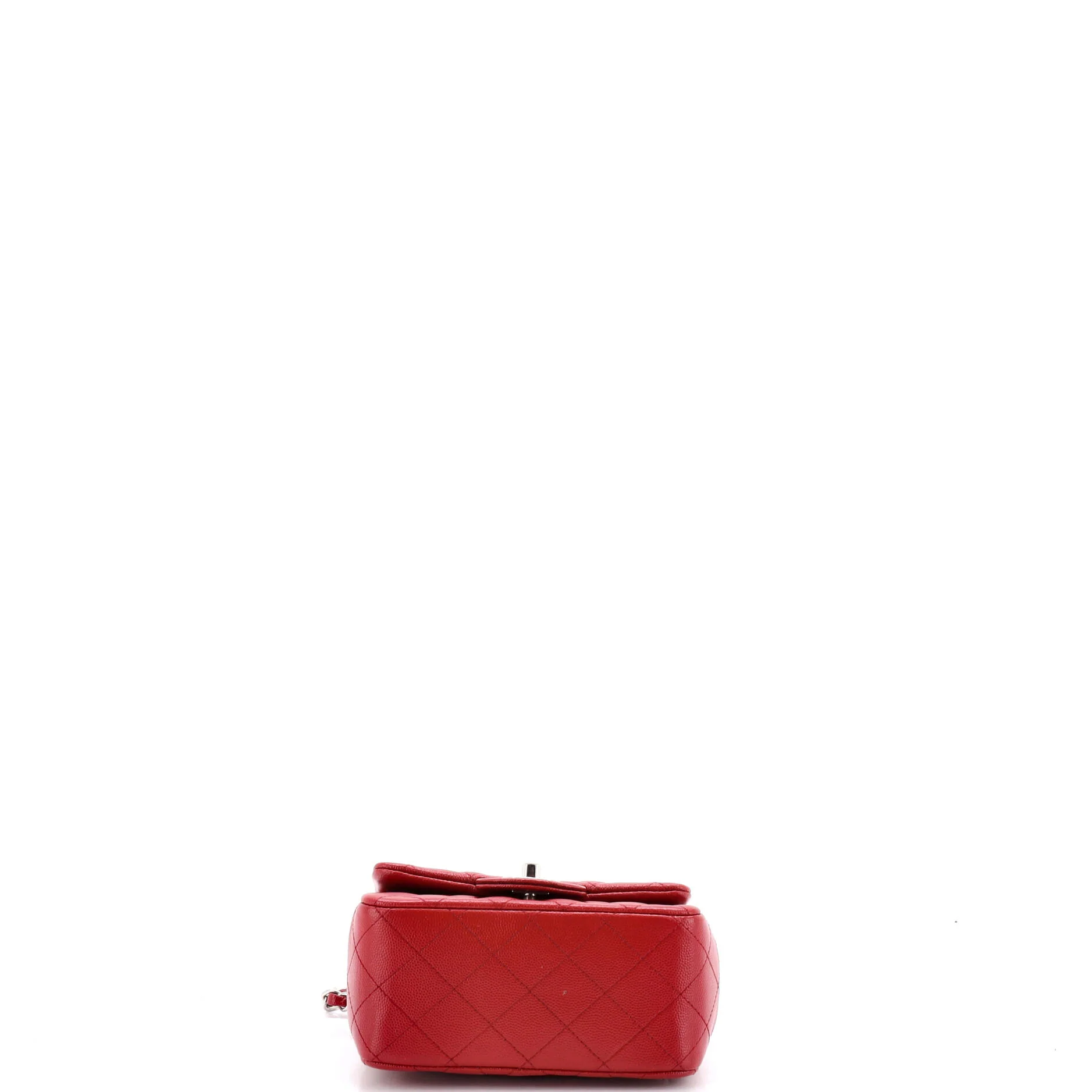 Square Classic Single Flap Bag Quilted Caviar Mini - Image 5