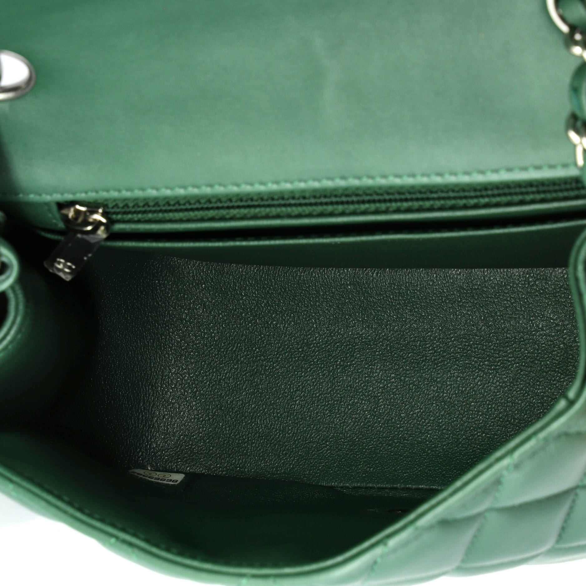 Square Classic Single Flap Bag Quilted Lambskin Mini - Image 6