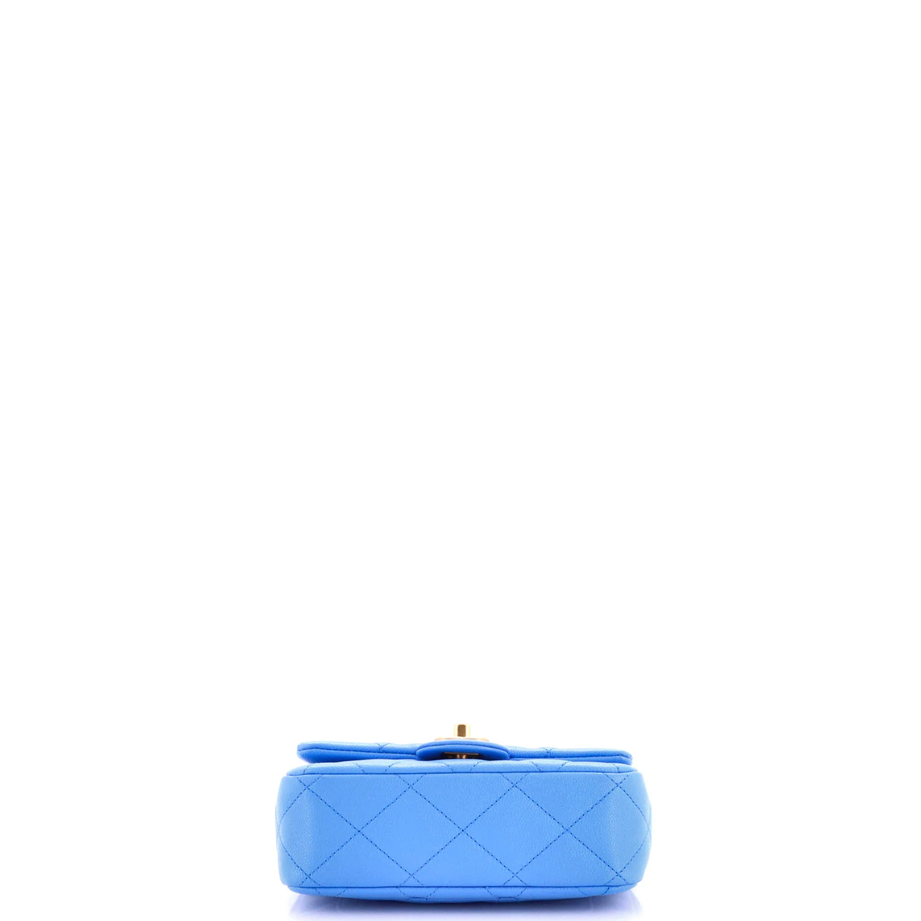 Sweet Heart Chain Flap Bag Quilted Caviar Mini - Image 4