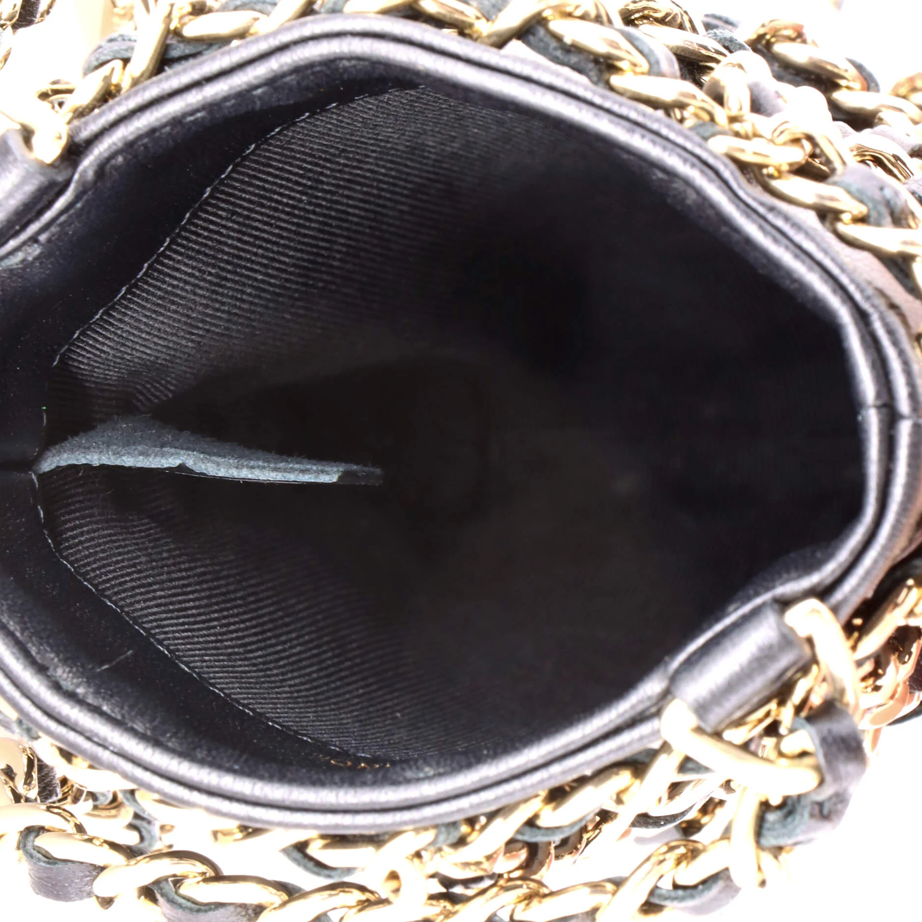 Tech Me Out Clutch With Chain Lambskin - Image 5