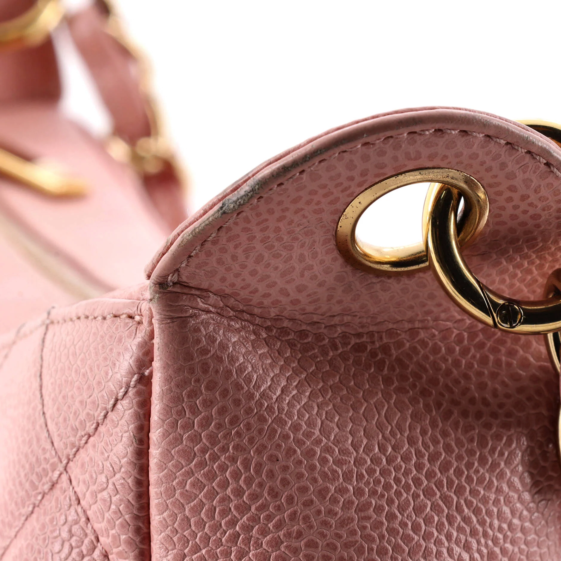 Timeless CC Chain Shoulder Bag Quilted Caviar Medium - Image 6