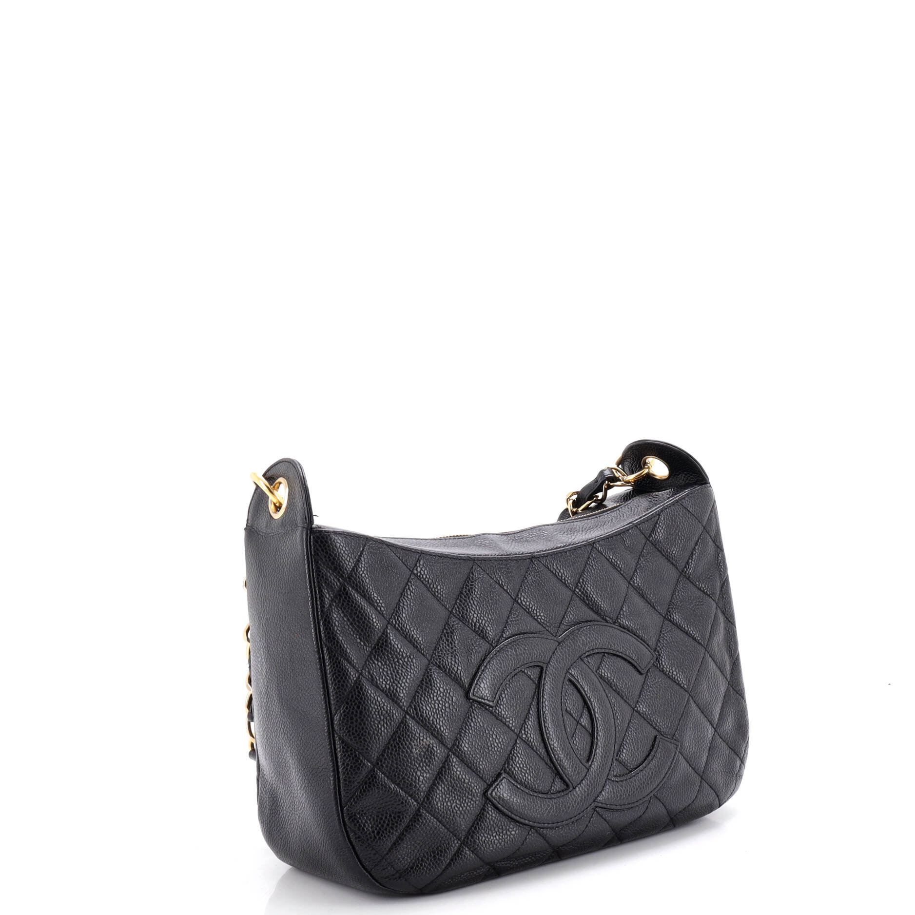 Timeless CC Chain Shoulder Bag Quilted Caviar Medium - Image 2