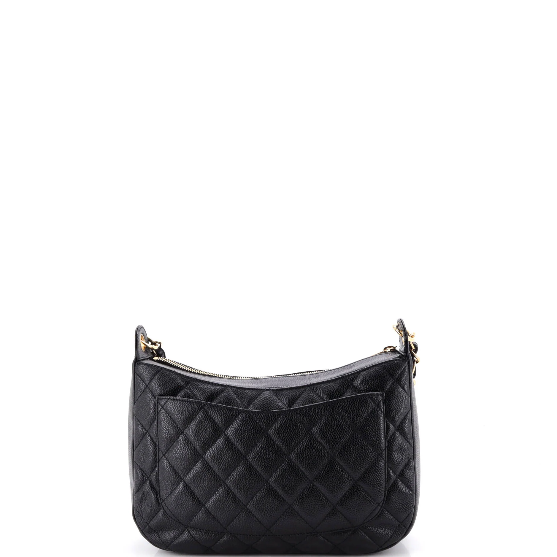 Timeless CC Chain Shoulder Bag Quilted Caviar Medium - Image 3
