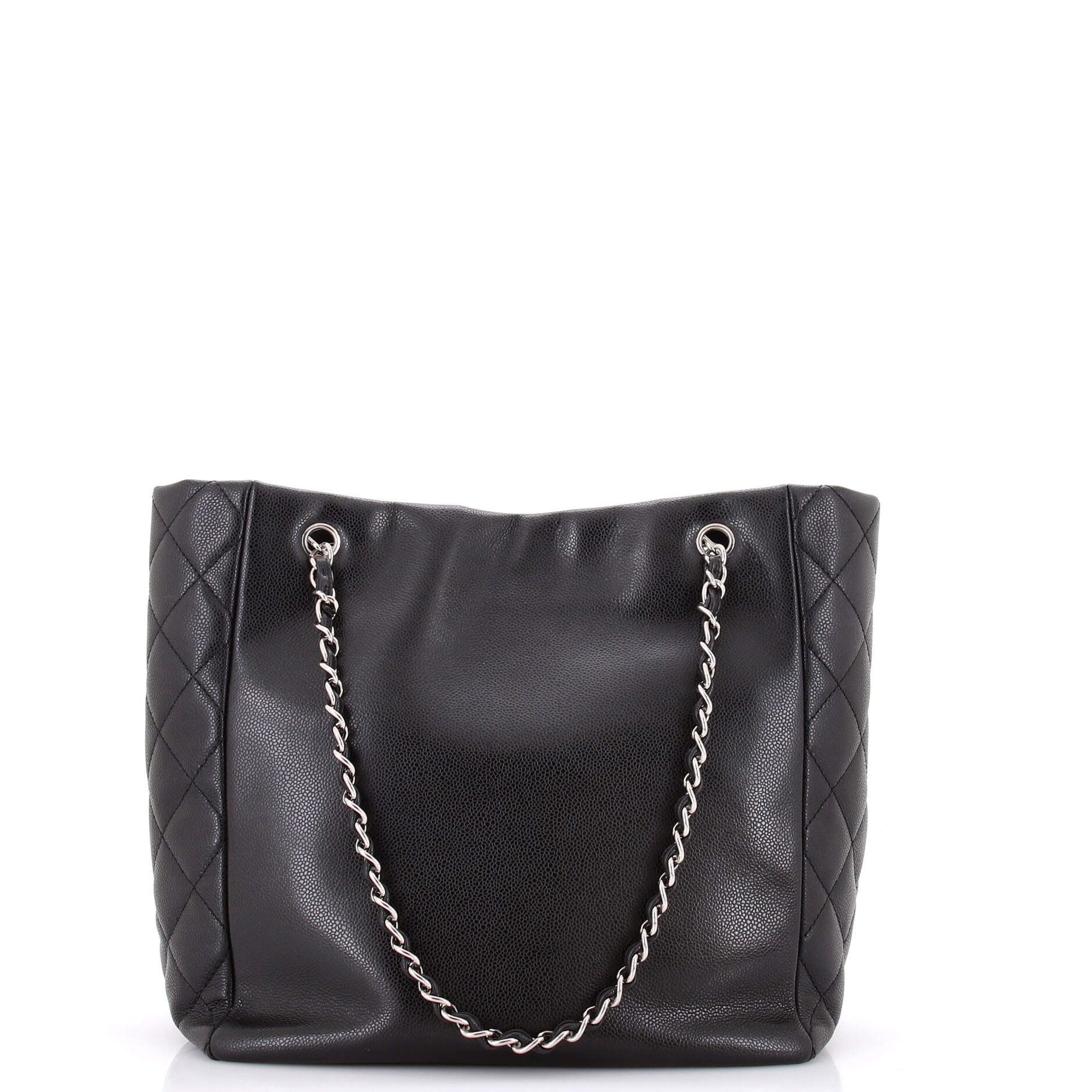 Timeless Pocket Tote Soft Caviar North South - Image 3
