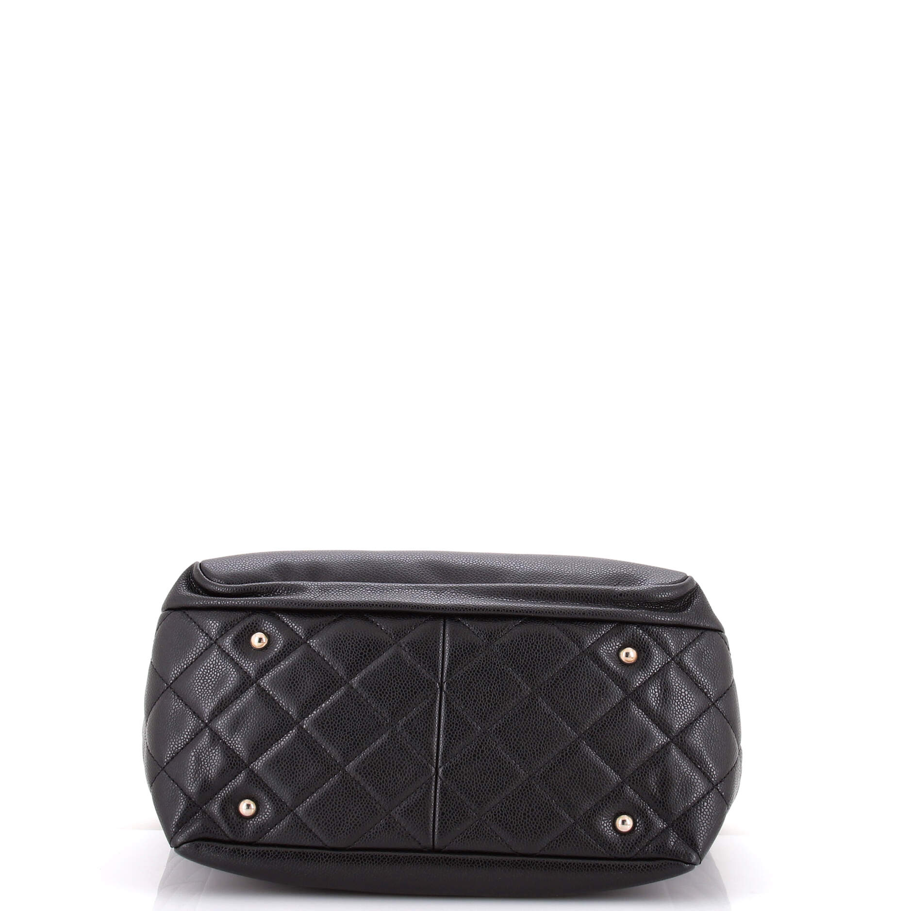 Timeless Pocket Tote Soft Caviar North South - Image 4