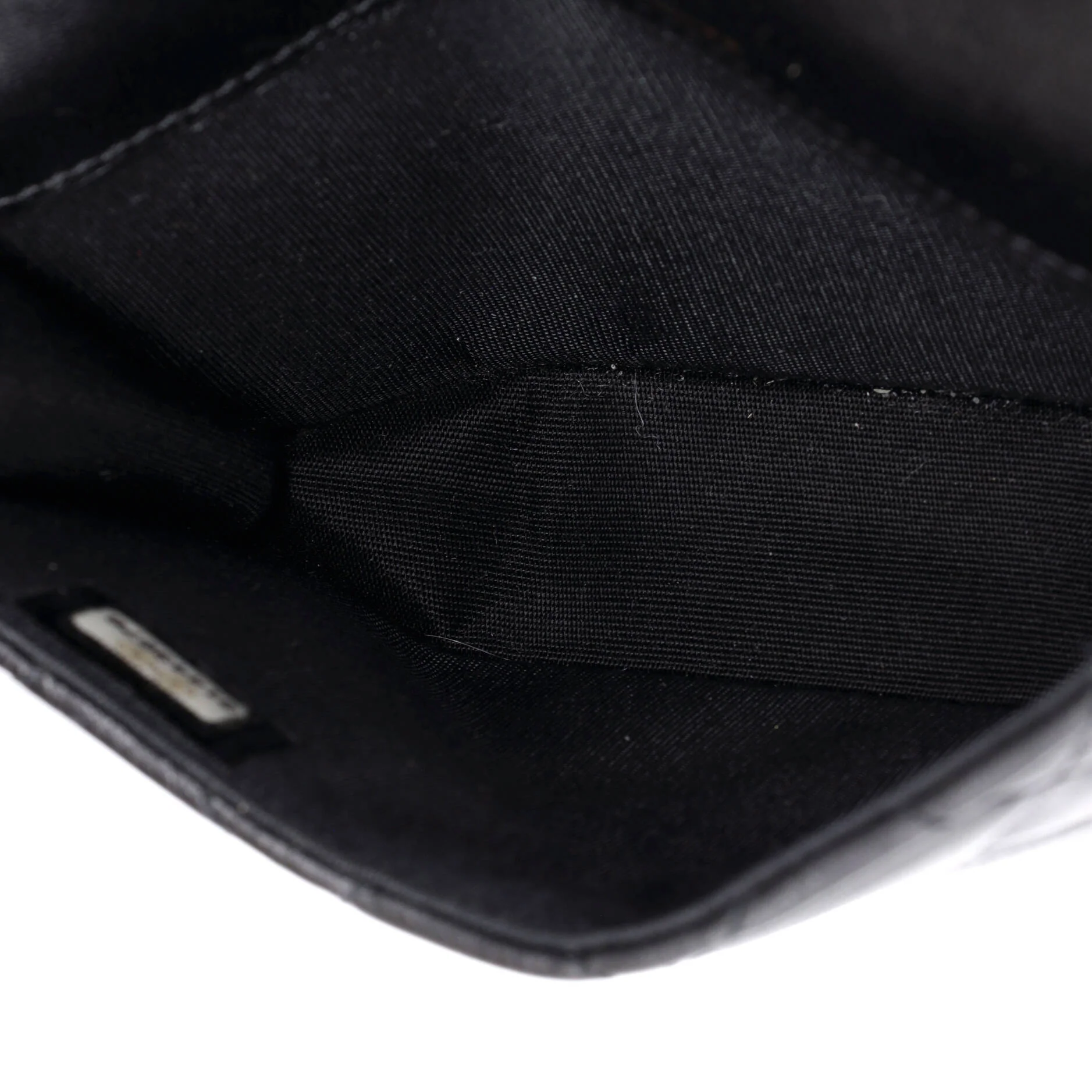 Top Handle Flap Coin Purse with Chain Quilted Lambskin - Image 5