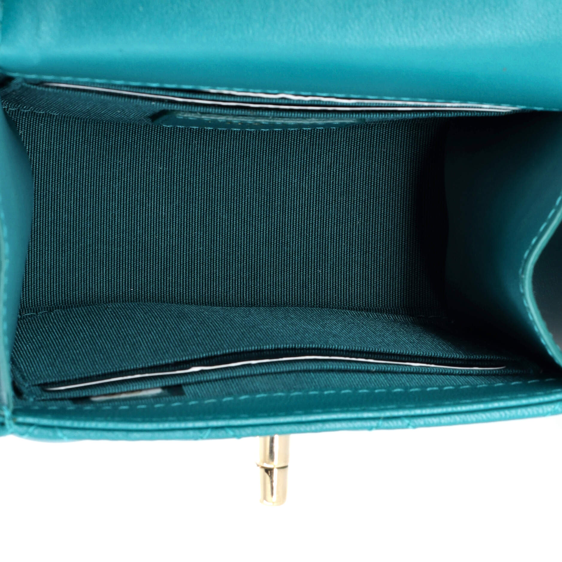 Trendy CC Clutch with Chain Quilted Lambskin Small - Image 5