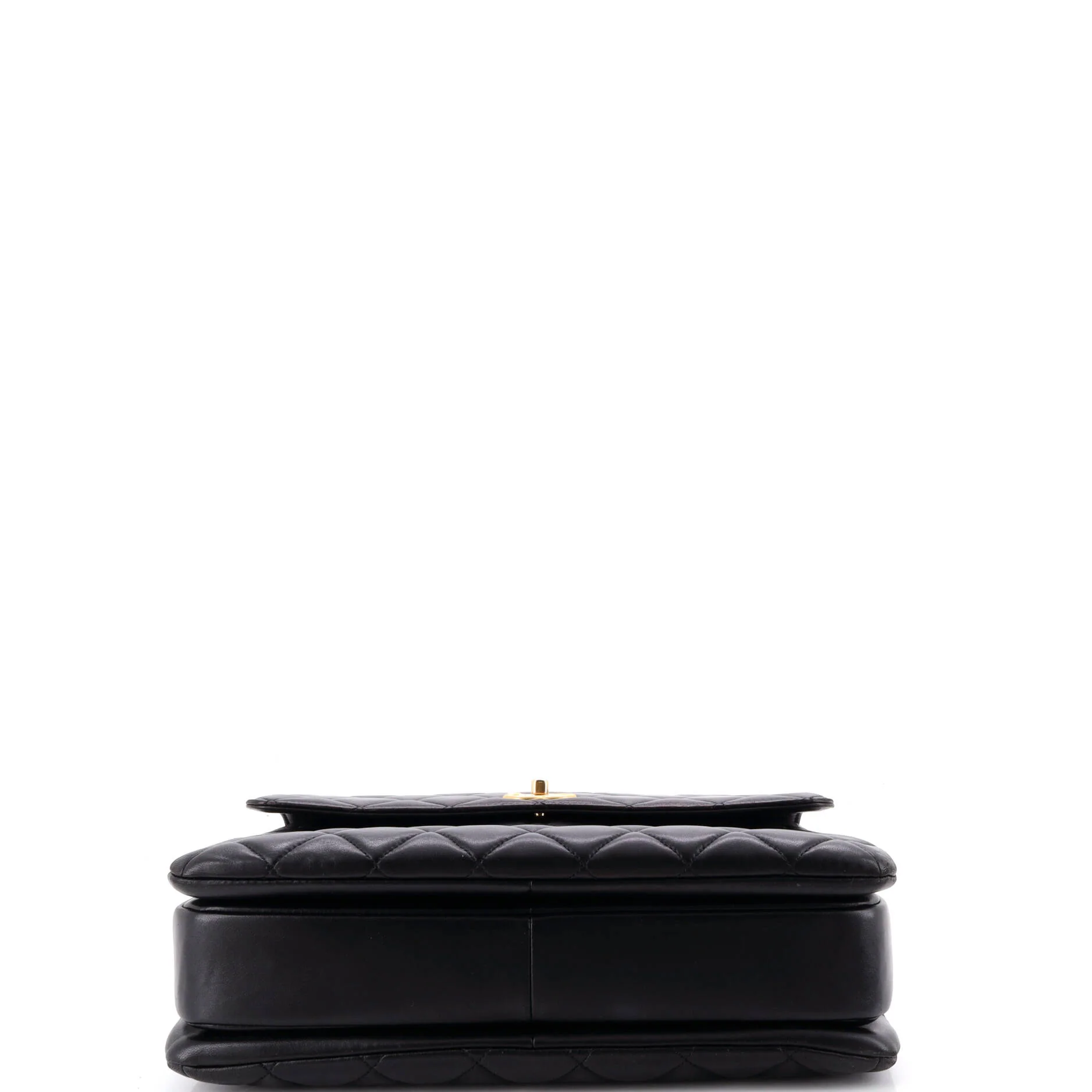 Trendy CC Top Handle Bag Quilted Lambskin Large - Image 4