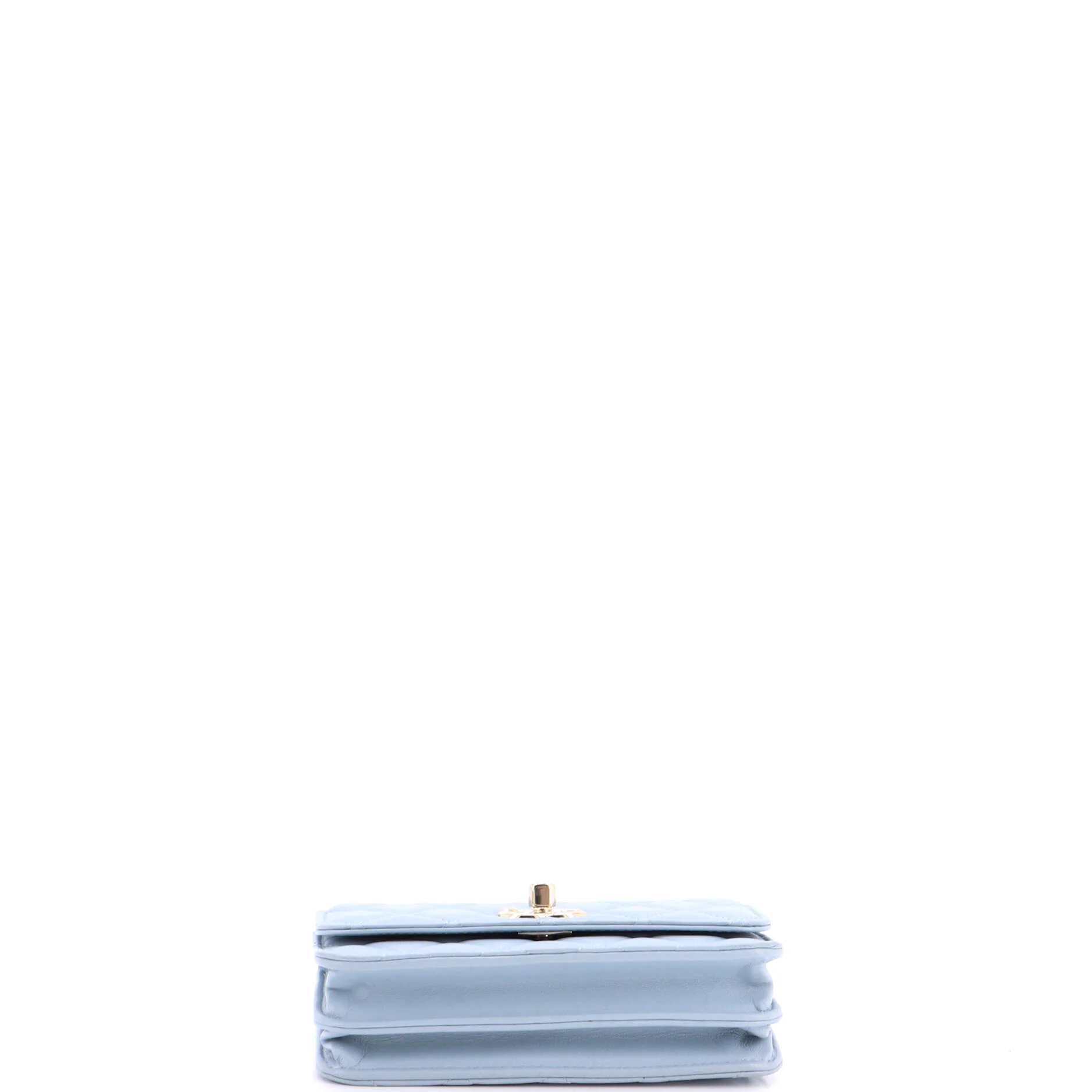 Trendy CC Wallet on Chain Quilted Lambskin Mini - Image 5