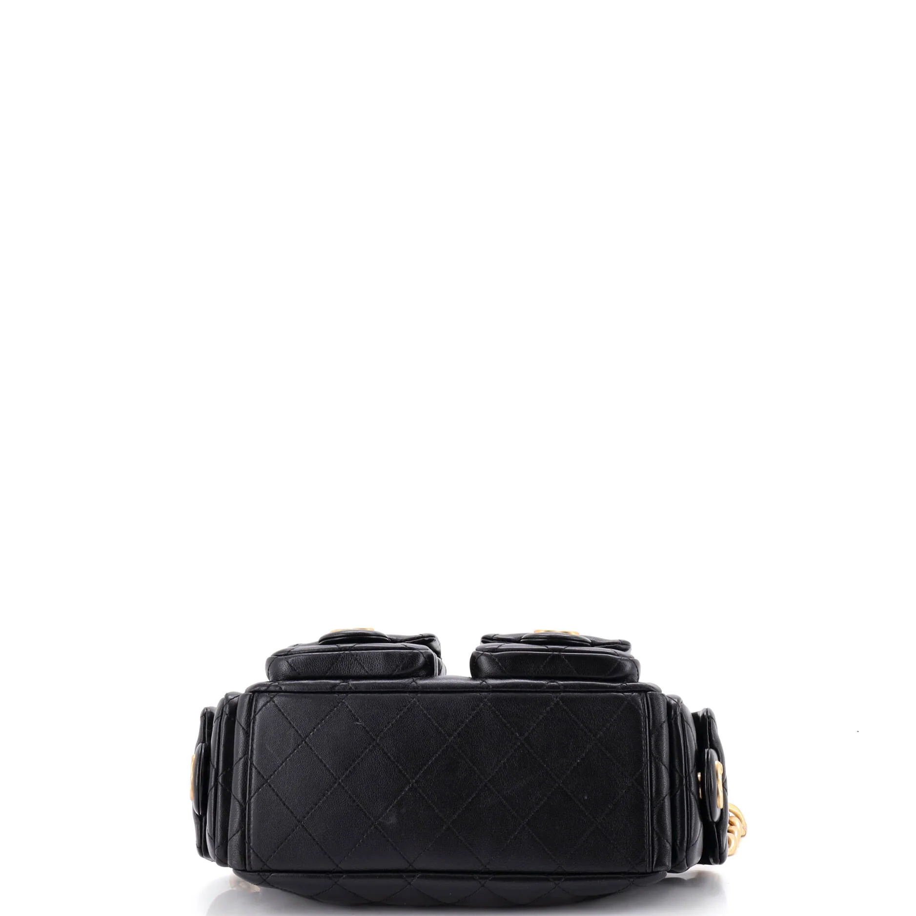 Trendy Pockets Hobo Quilted Lambskin Large - Image 4