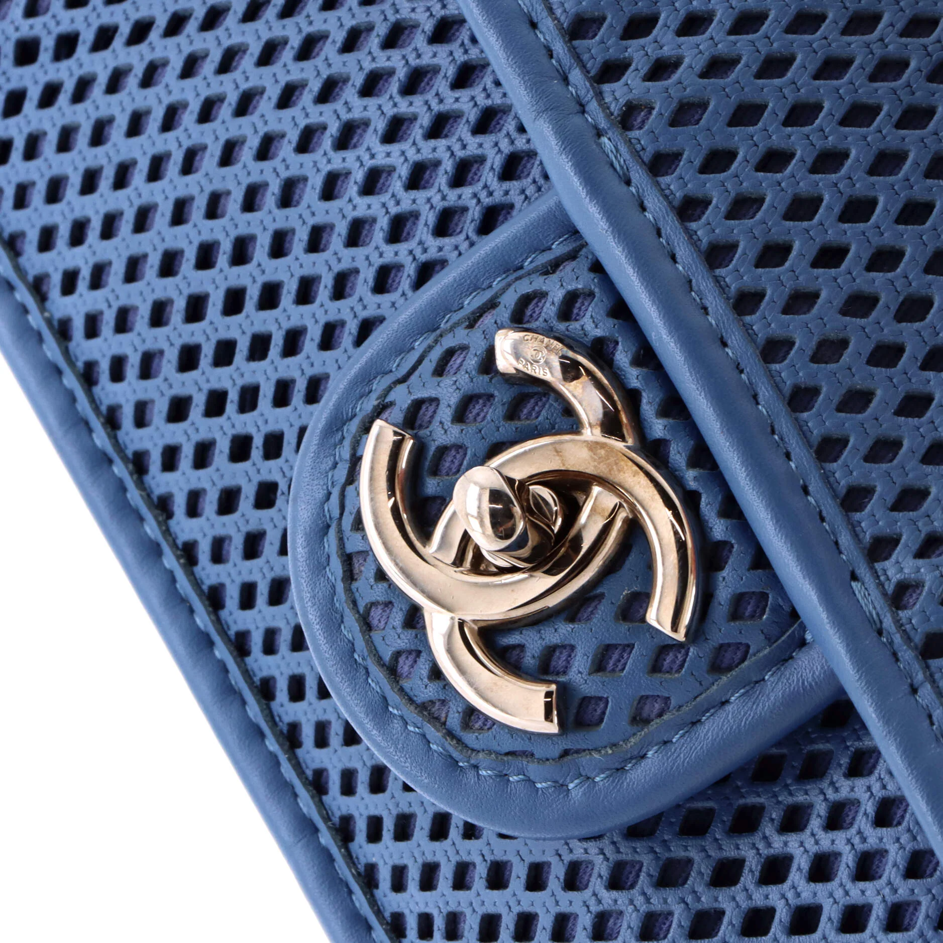 Up In The Air Flap Bag Perforated Leather Medium - Image 7