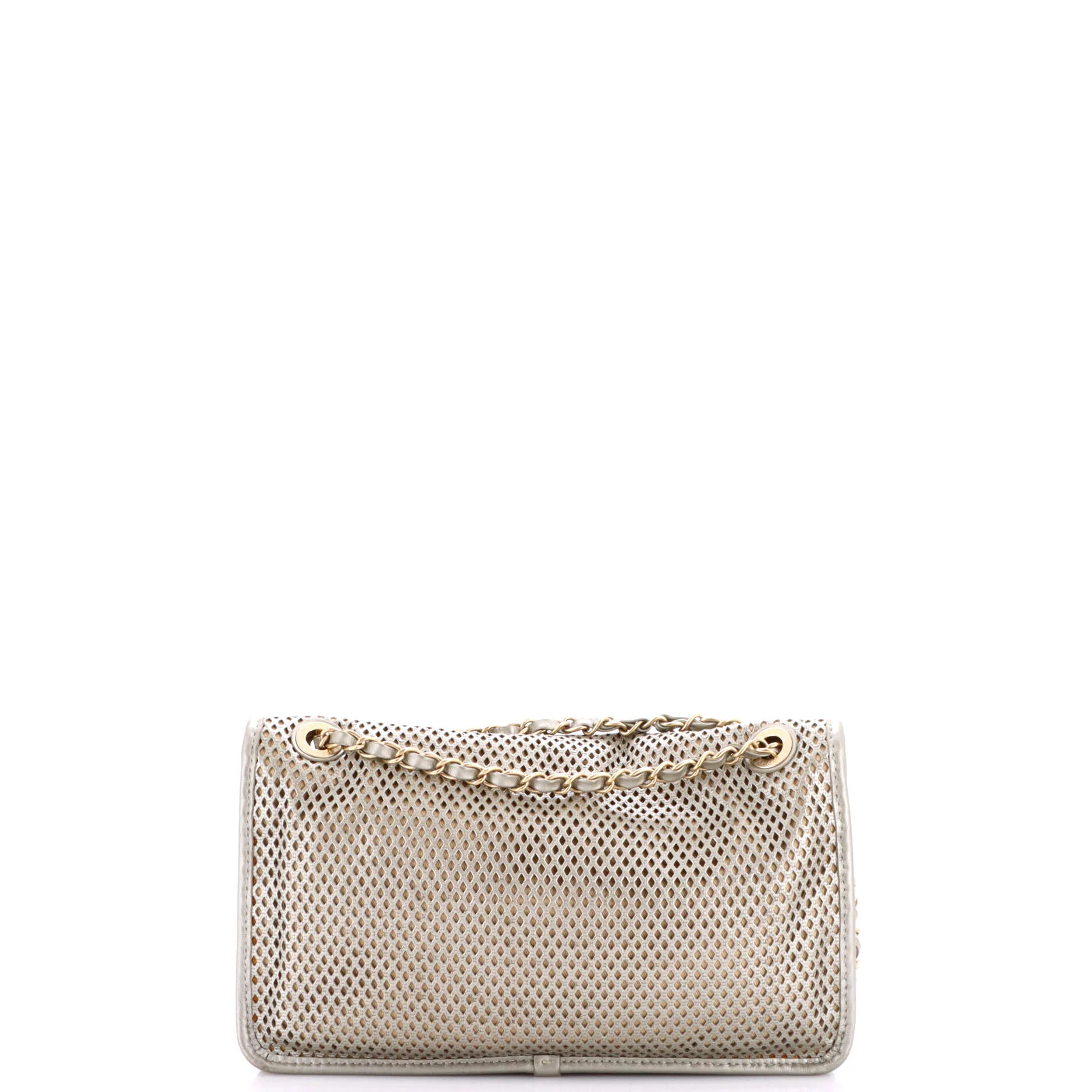 Up In The Air Flap Bag Perforated Leather Medium - Image 4