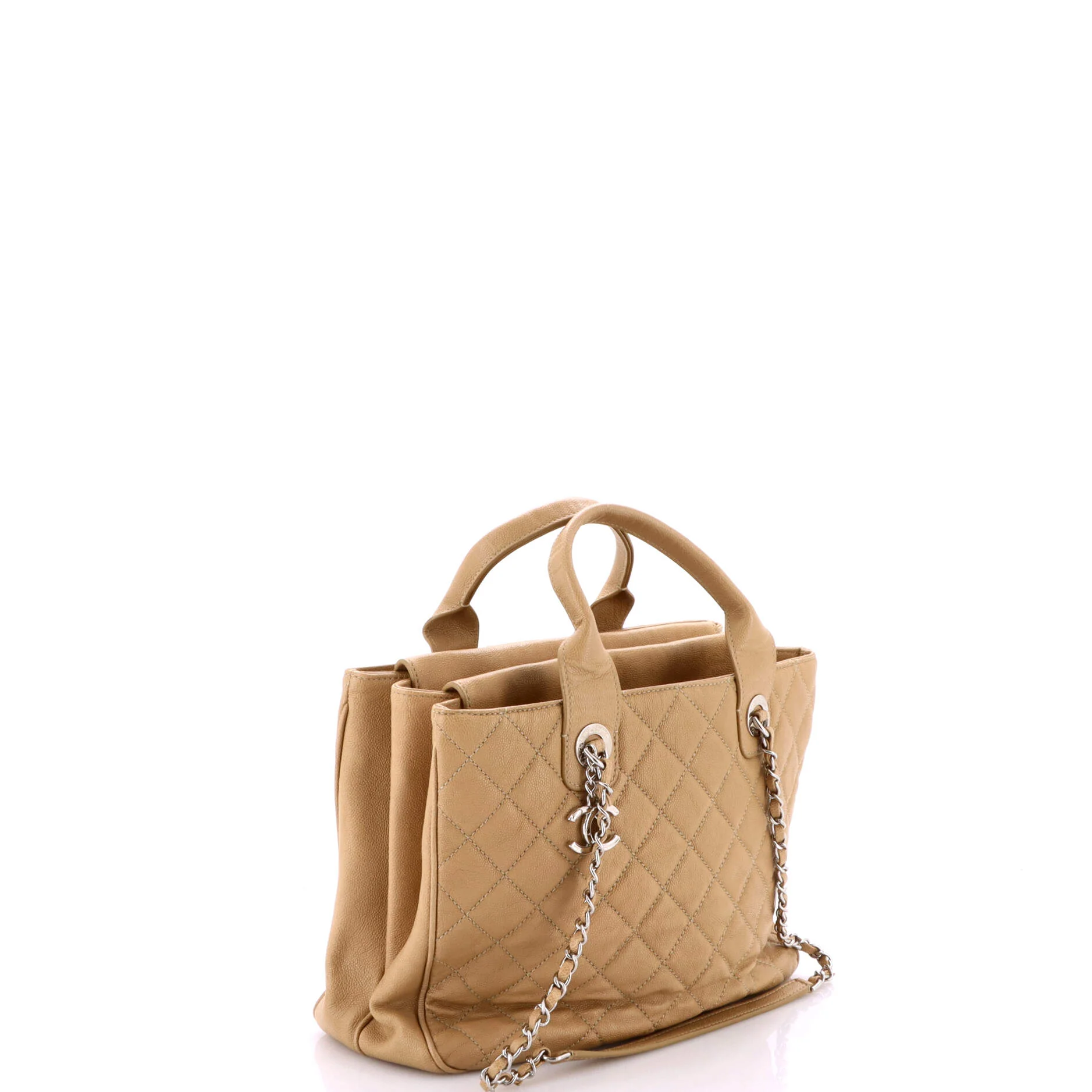 Urban Companion Top Handle Shopping Tote Quilted Caviar Large - Image 2