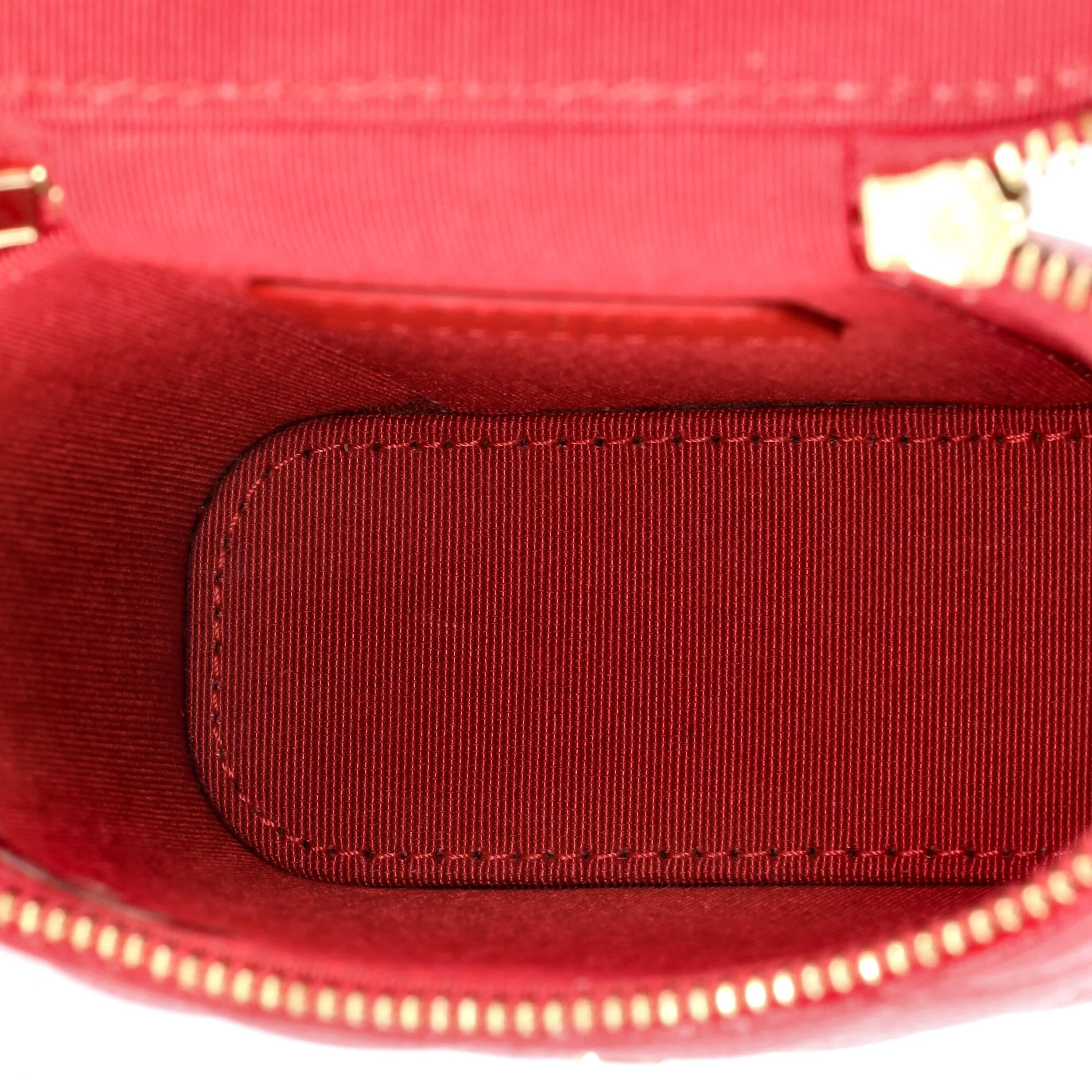Vertical Classic Vanity Case with Chain Quilted Caviar Mini - Image 5
