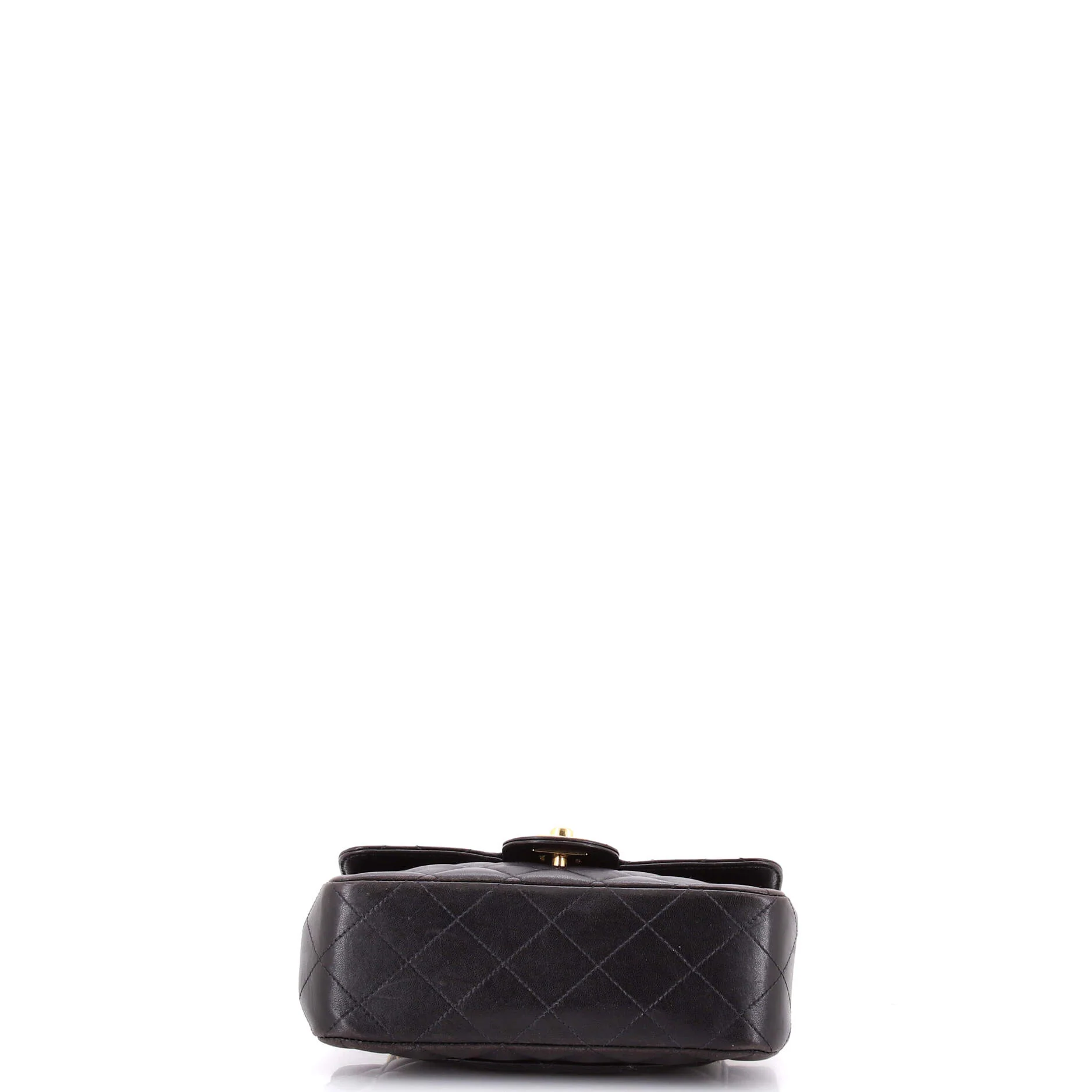 Vintage CC Chain Flap Bag Quilted Lambskin Mini - Image 4