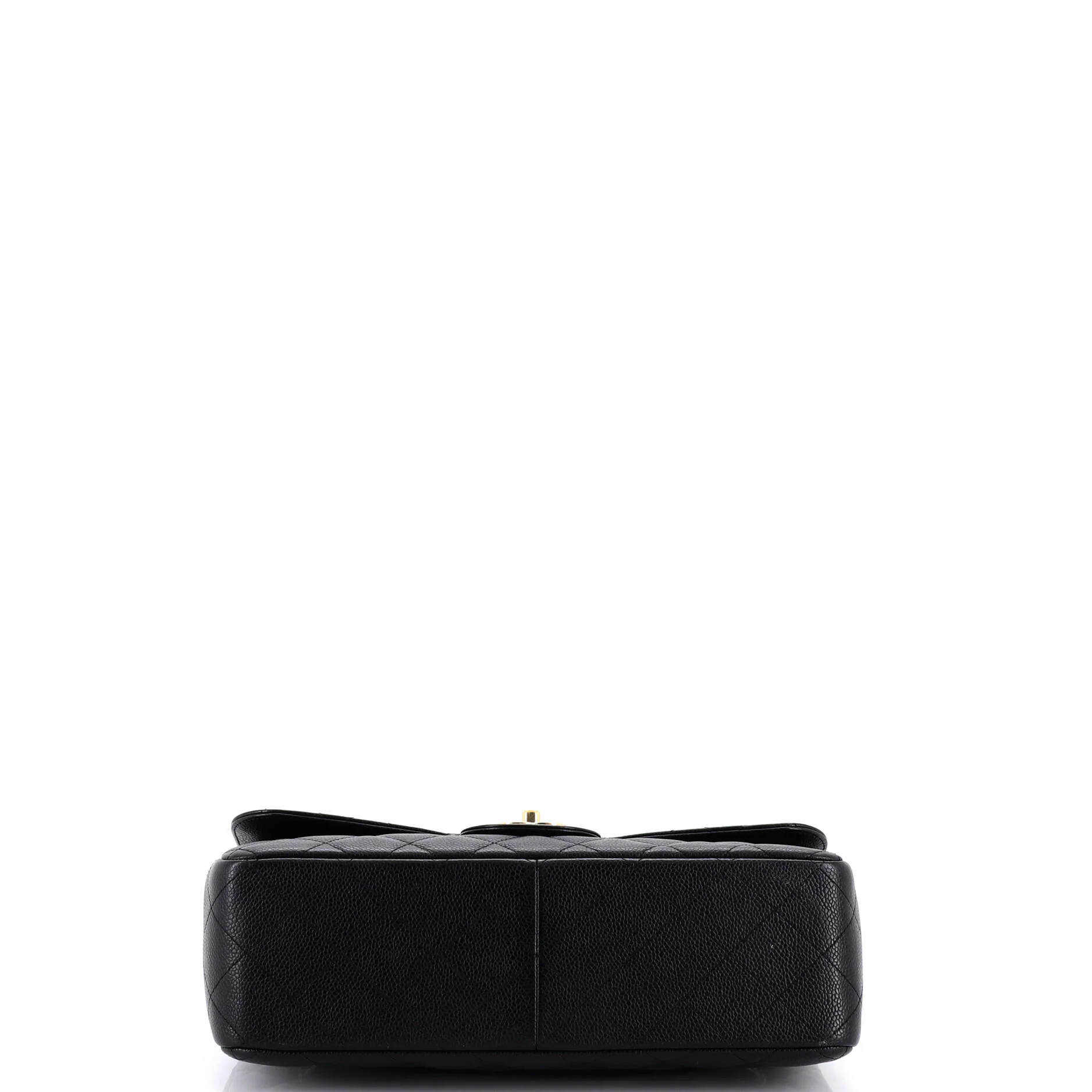 Vintage Classic Double Flap Bag Quilted Caviar Jumbo - Image 4