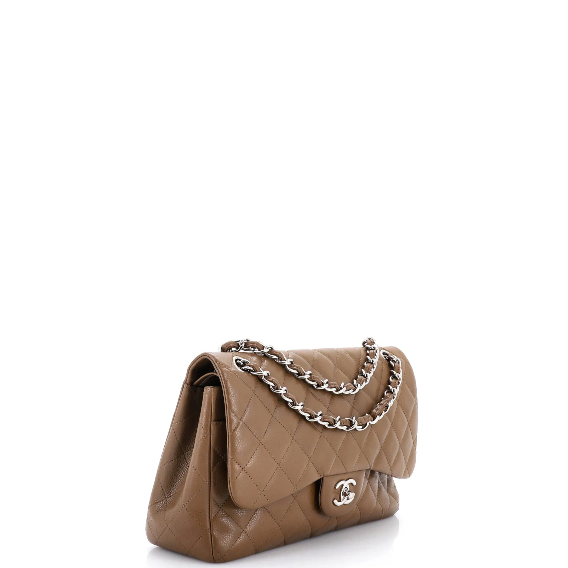 Vintage Classic Double Flap Bag Quilted Caviar Jumbo - Image 3