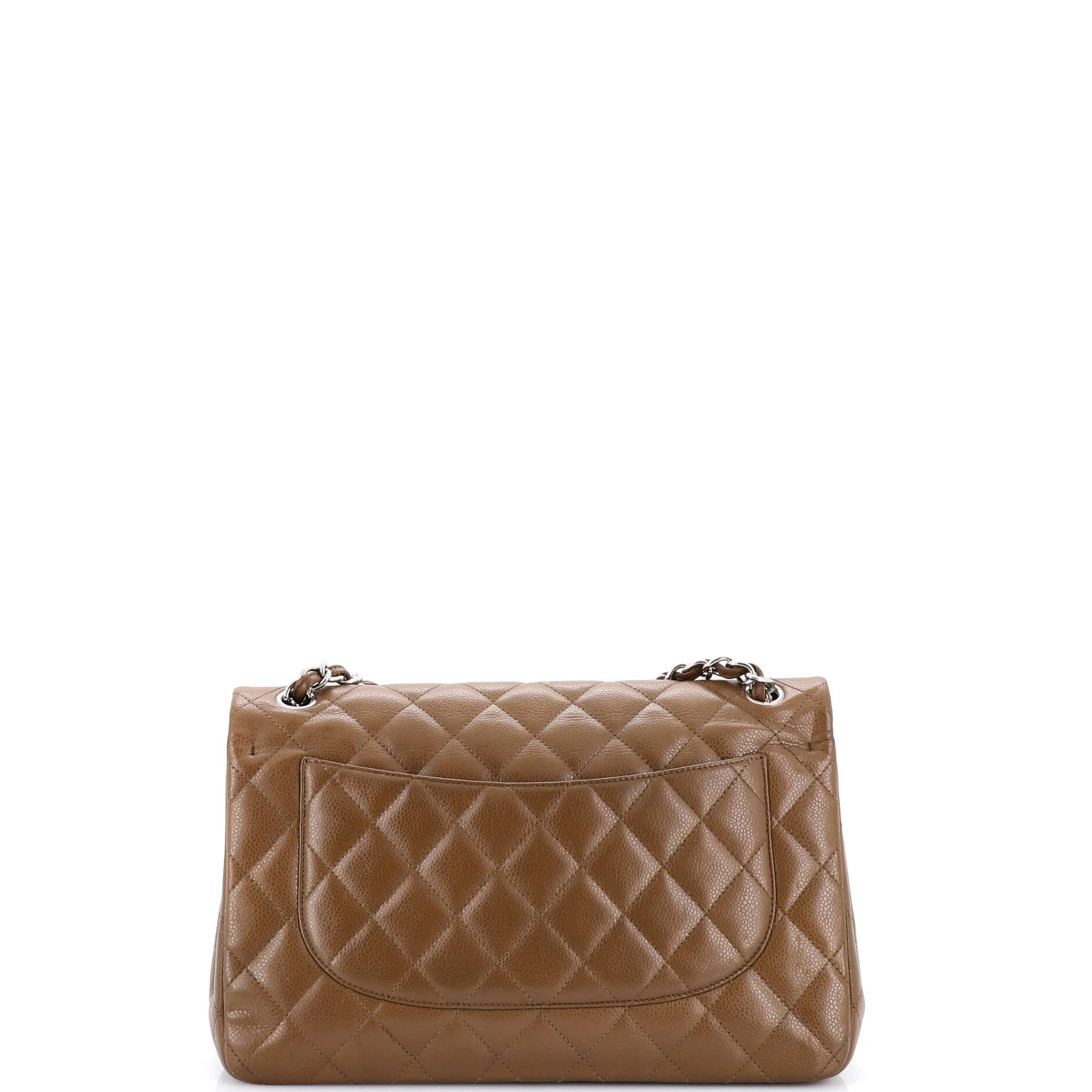 Vintage Classic Double Flap Bag Quilted Caviar Jumbo - Image 4